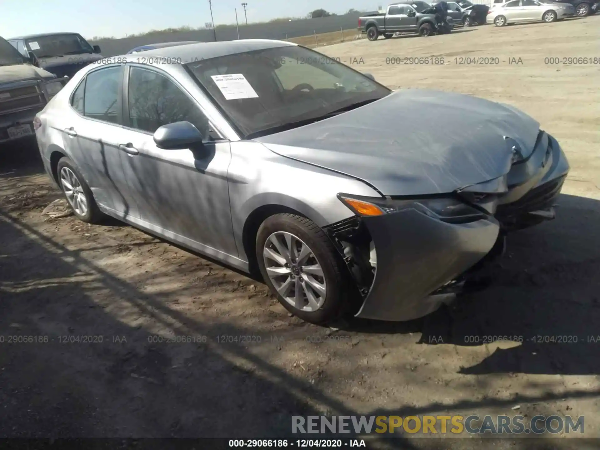 1 Photograph of a damaged car 4T1B11HK0KU694925 TOYOTA CAMRY 2019