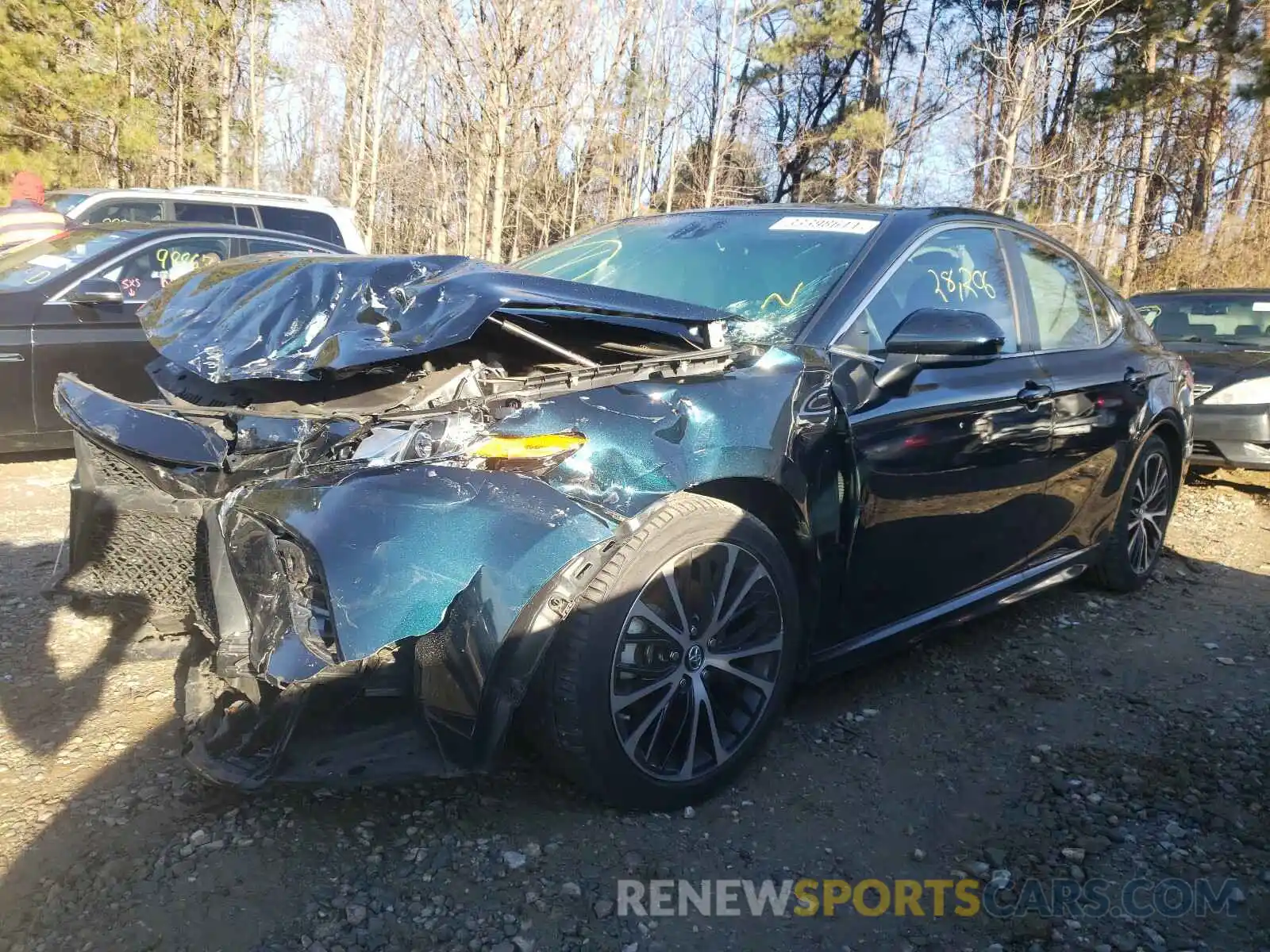 2 Photograph of a damaged car 4T1B11HK0KU696383 TOYOTA CAMRY 2019