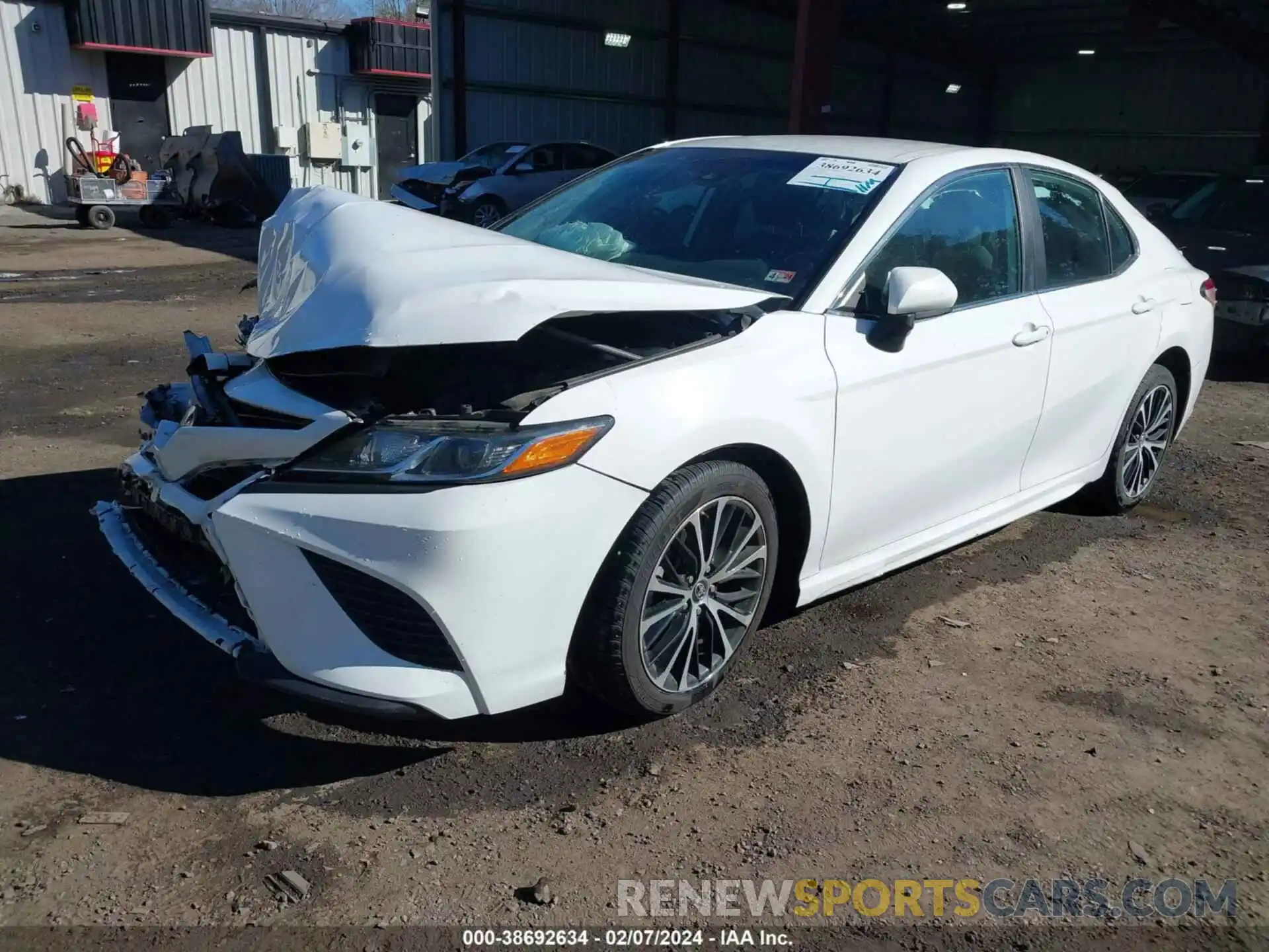 2 Photograph of a damaged car 4T1B11HK0KU698053 TOYOTA CAMRY 2019