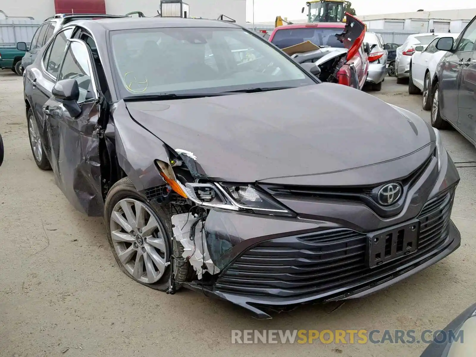 1 Photograph of a damaged car 4T1B11HK0KU698926 TOYOTA CAMRY 2019