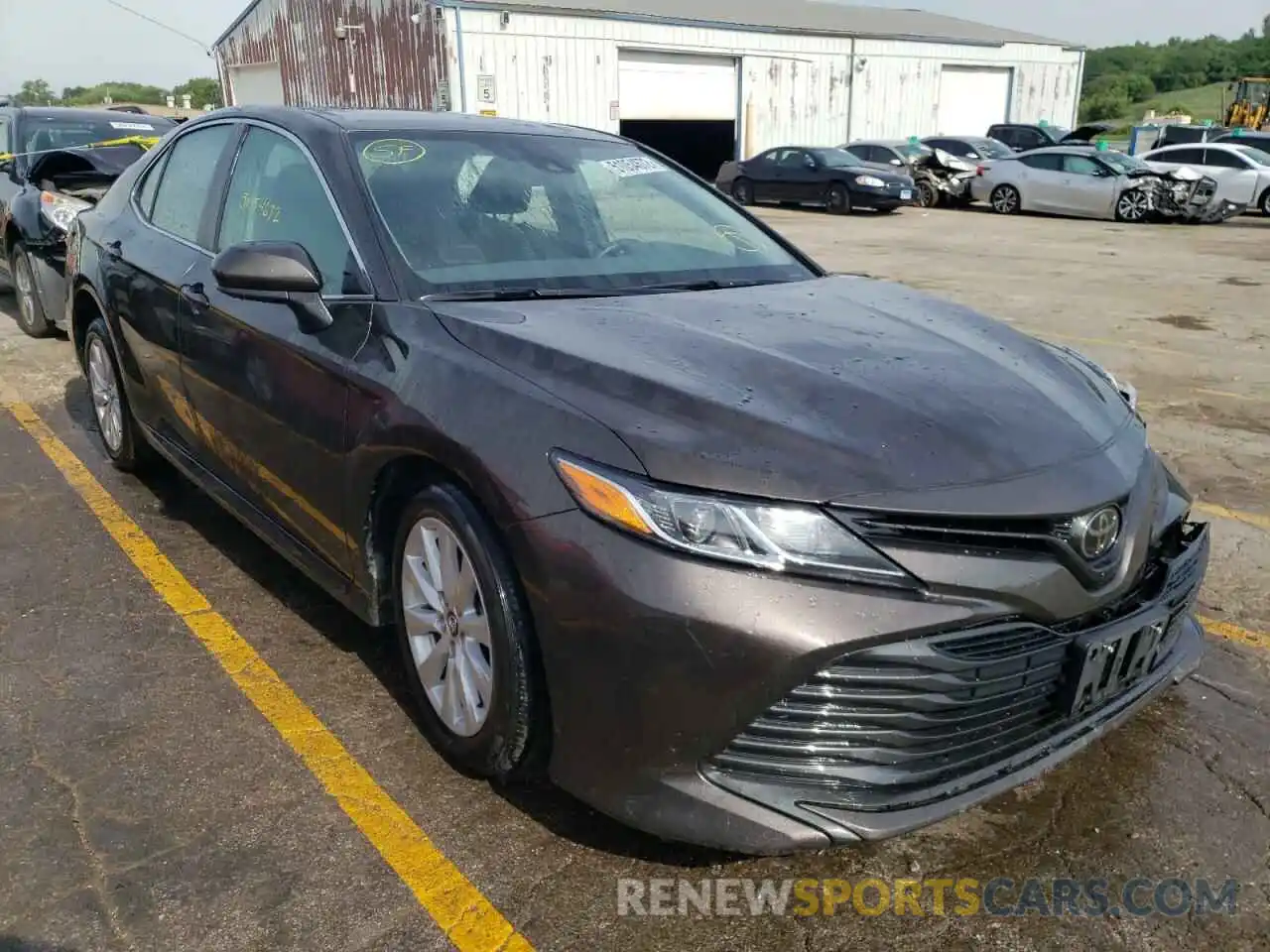 1 Photograph of a damaged car 4T1B11HK0KU699459 TOYOTA CAMRY 2019