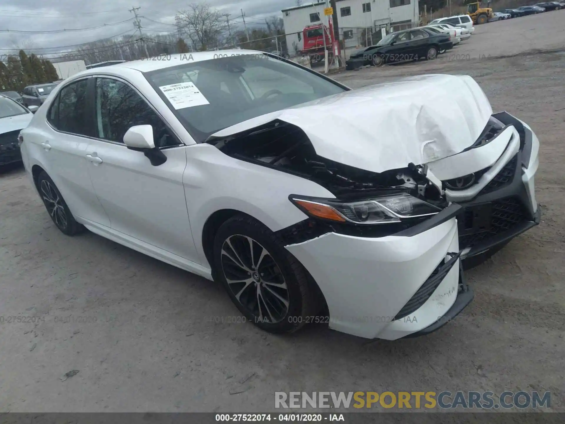 1 Photograph of a damaged car 4T1B11HK0KU701002 TOYOTA CAMRY 2019