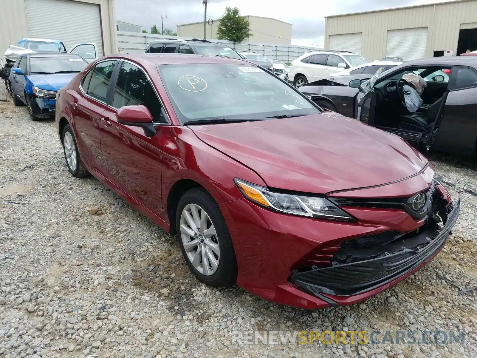 1 Photograph of a damaged car 4T1B11HK0KU701095 TOYOTA CAMRY 2019