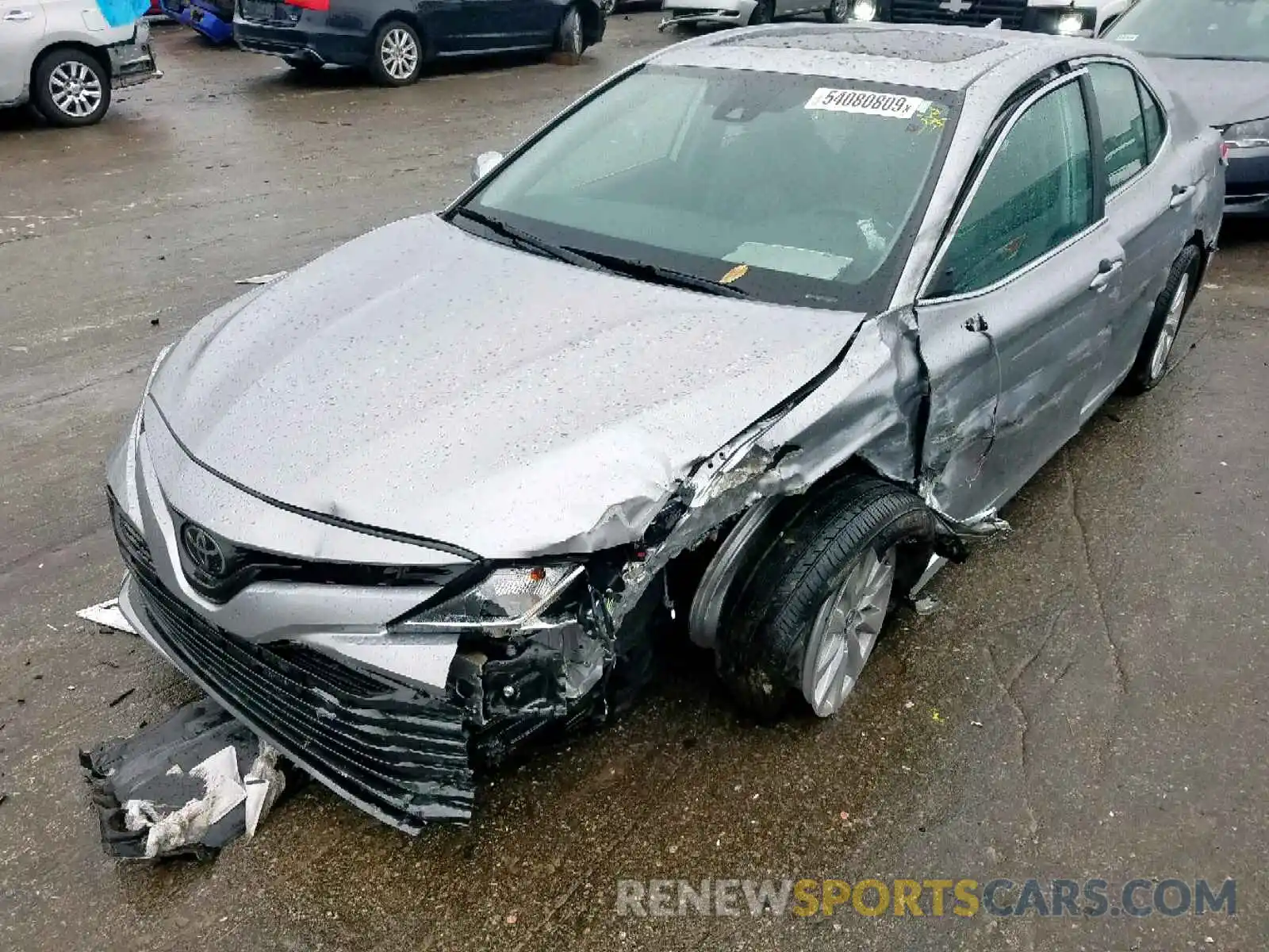 2 Photograph of a damaged car 4T1B11HK0KU701758 TOYOTA CAMRY 2019