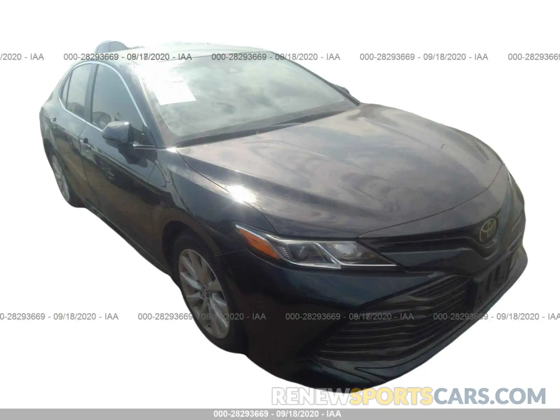 1 Photograph of a damaged car 4T1B11HK0KU706037 TOYOTA CAMRY 2019