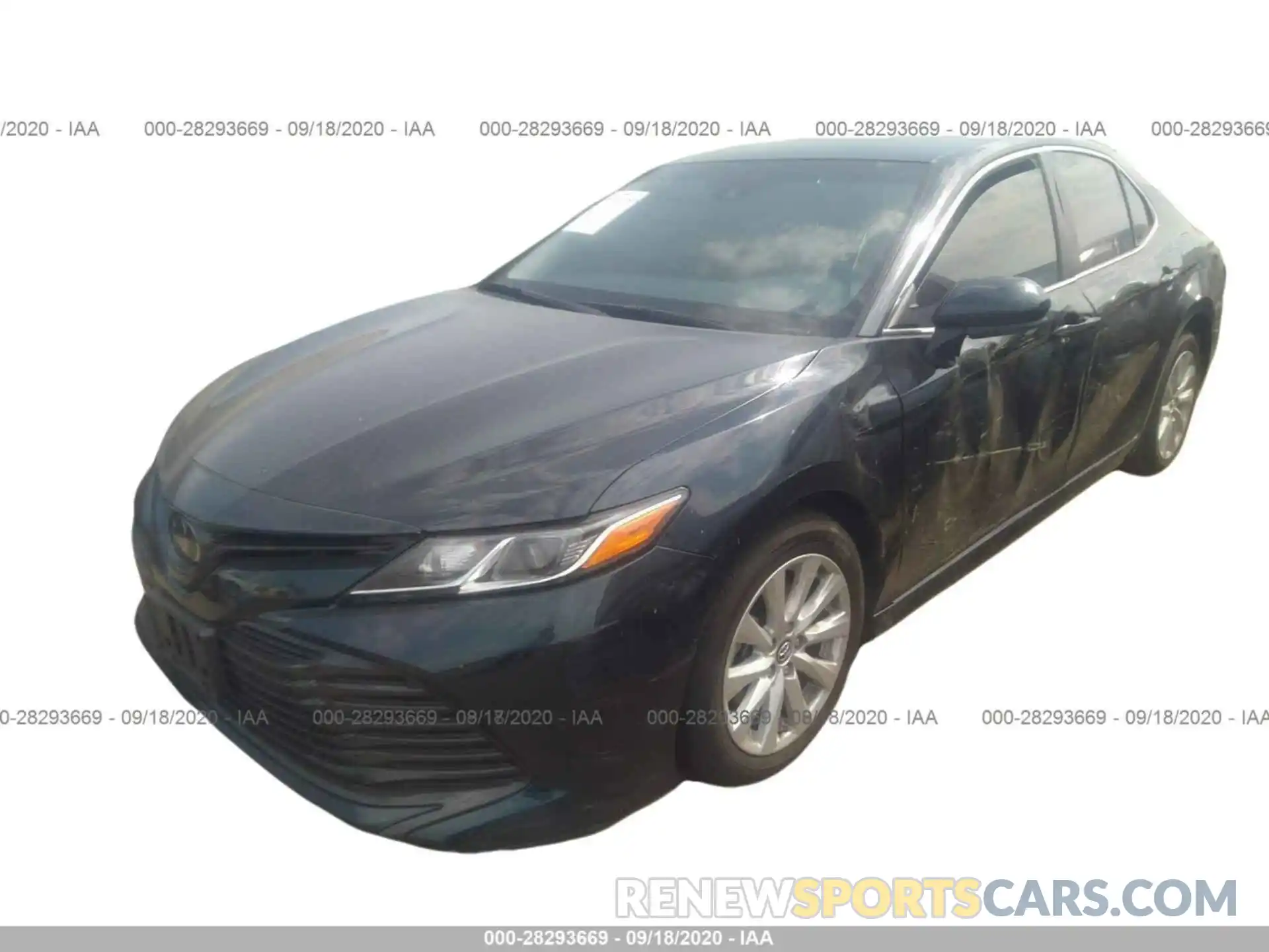 2 Photograph of a damaged car 4T1B11HK0KU706037 TOYOTA CAMRY 2019