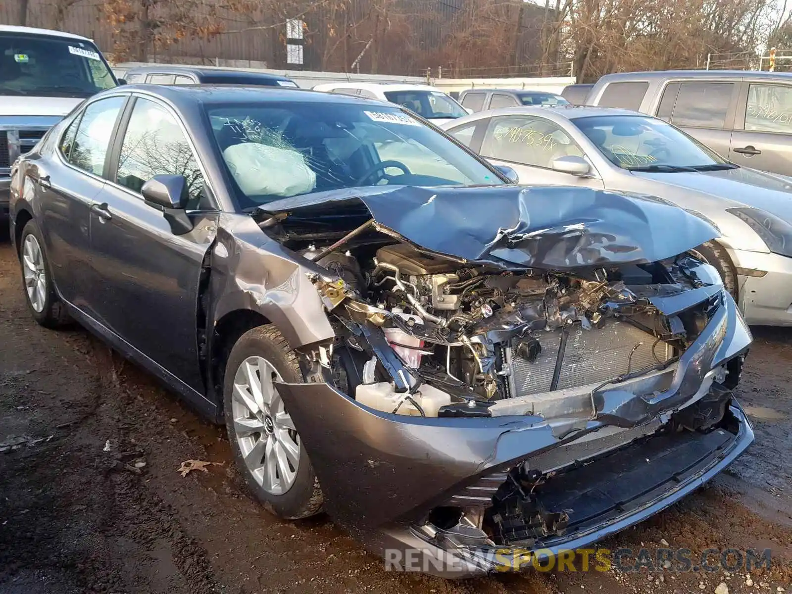 1 Photograph of a damaged car 4T1B11HK0KU708869 TOYOTA CAMRY 2019