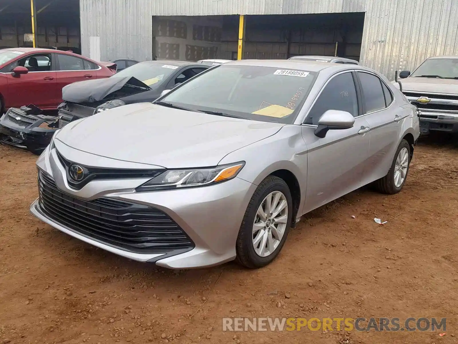 2 Photograph of a damaged car 4T1B11HK0KU710024 TOYOTA CAMRY 2019