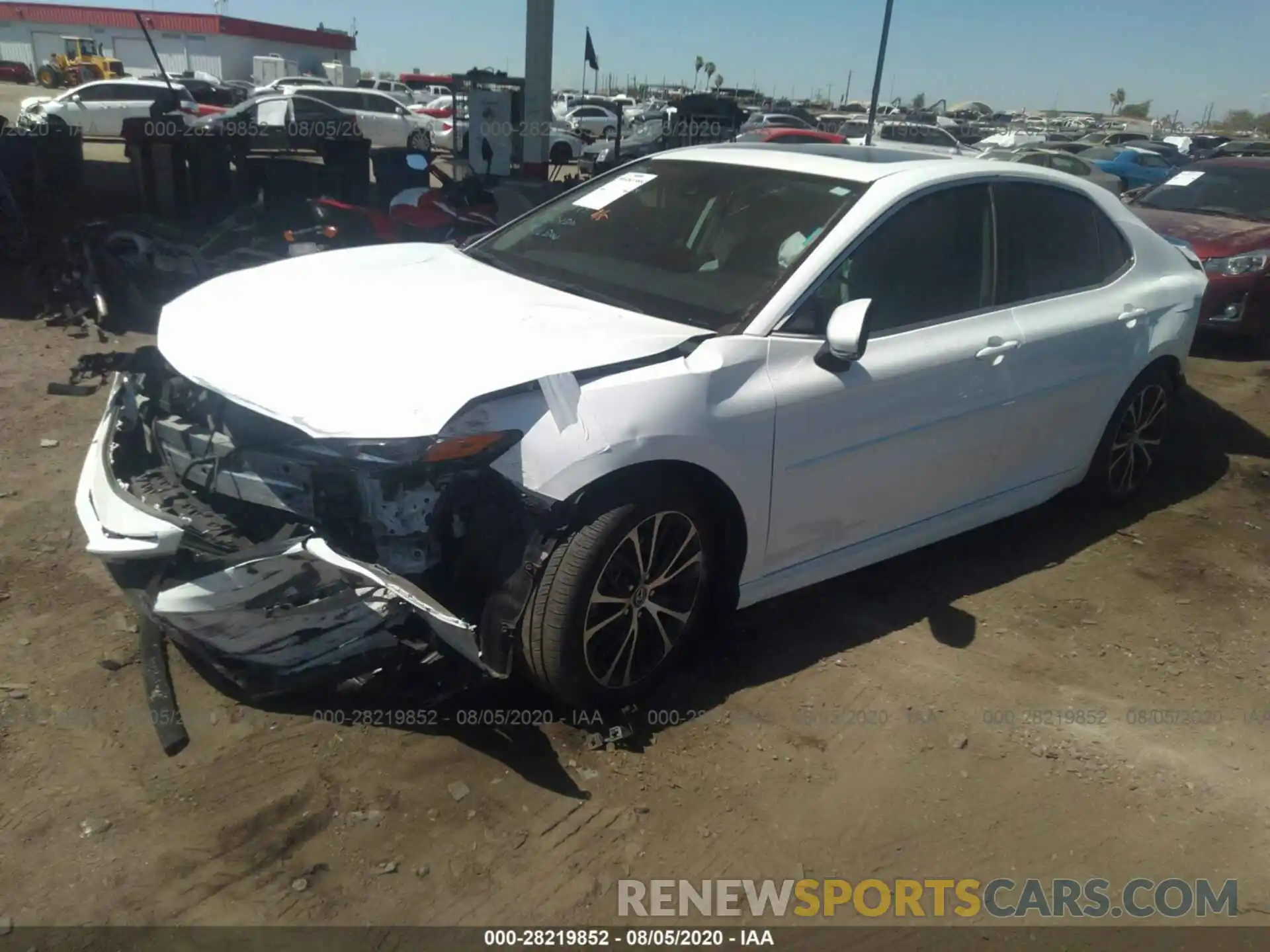 2 Photograph of a damaged car 4T1B11HK0KU711884 TOYOTA CAMRY 2019