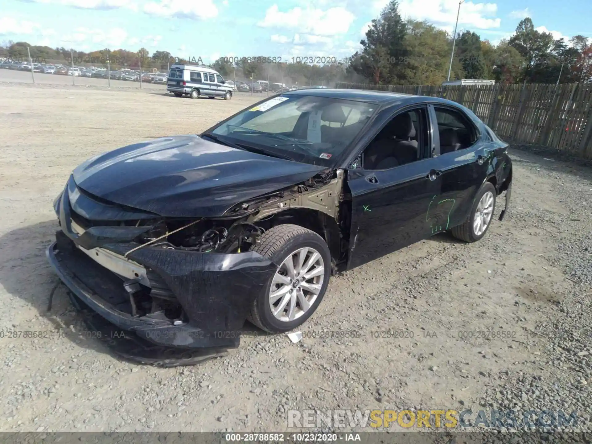 2 Photograph of a damaged car 4T1B11HK0KU714624 TOYOTA CAMRY 2019