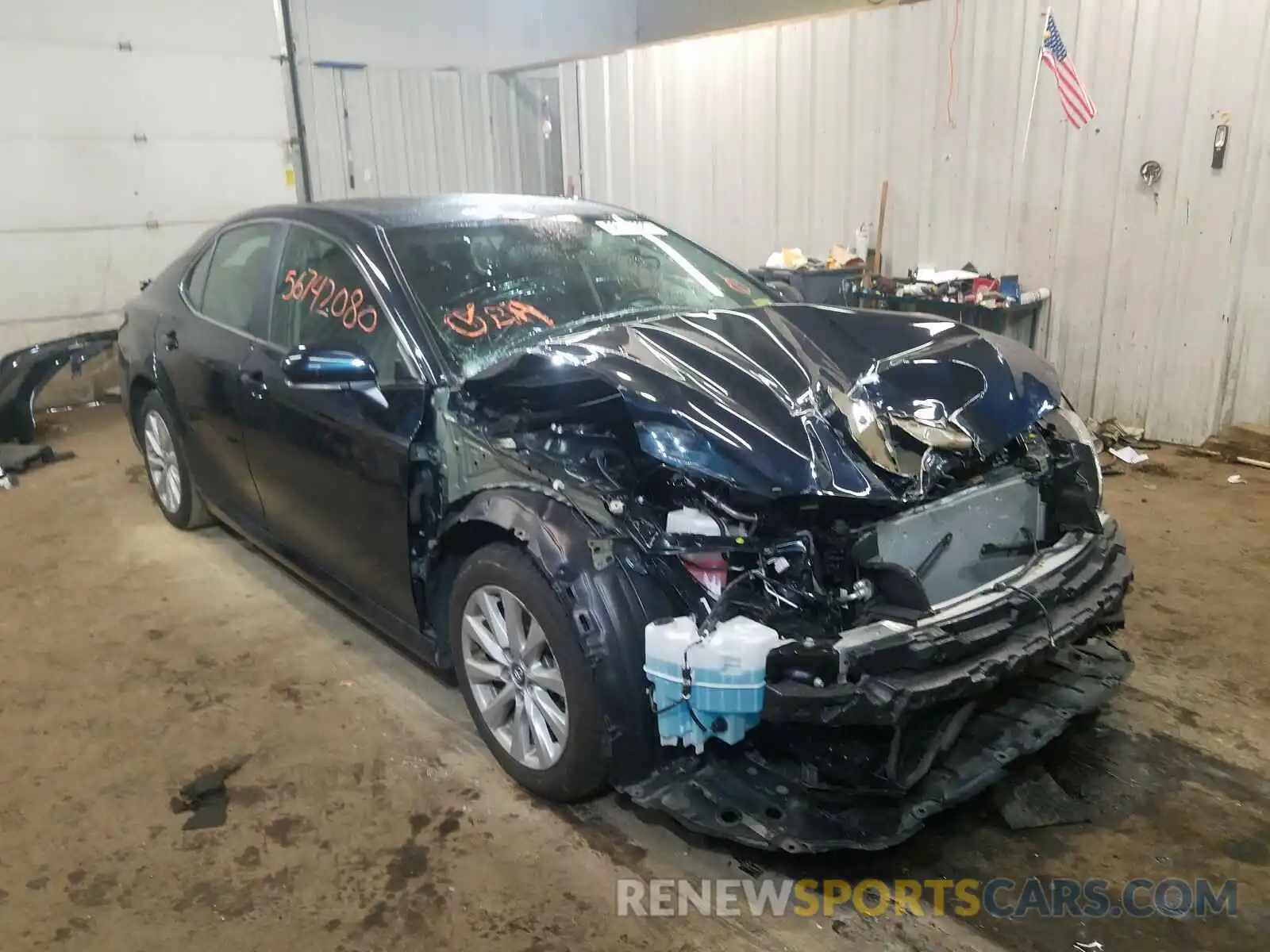 1 Photograph of a damaged car 4T1B11HK0KU715157 TOYOTA CAMRY 2019