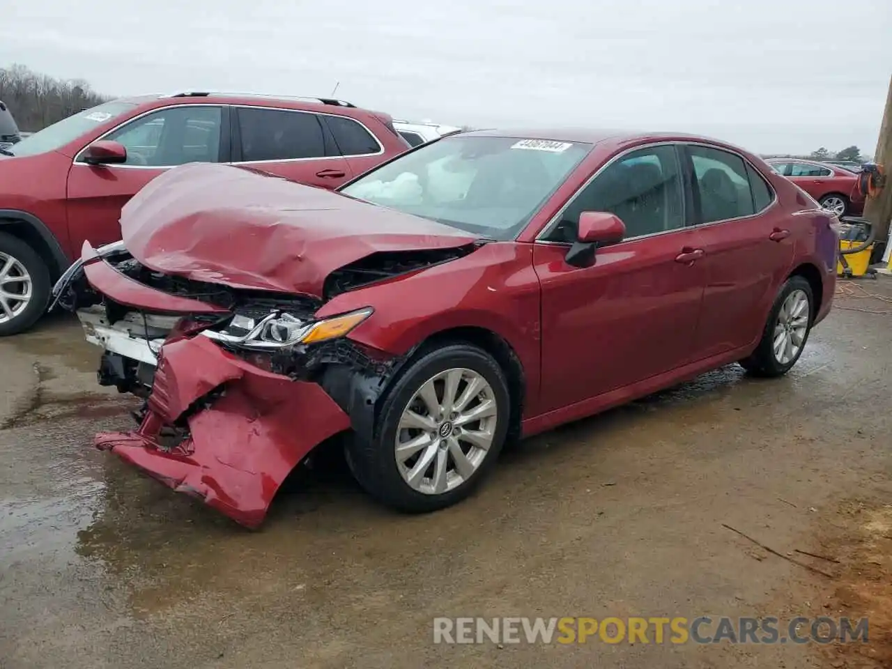 1 Photograph of a damaged car 4T1B11HK0KU718043 TOYOTA CAMRY 2019