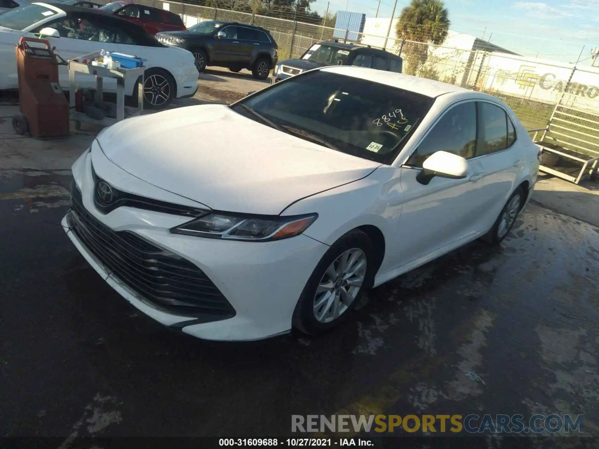 2 Photograph of a damaged car 4T1B11HK0KU718849 TOYOTA CAMRY 2019