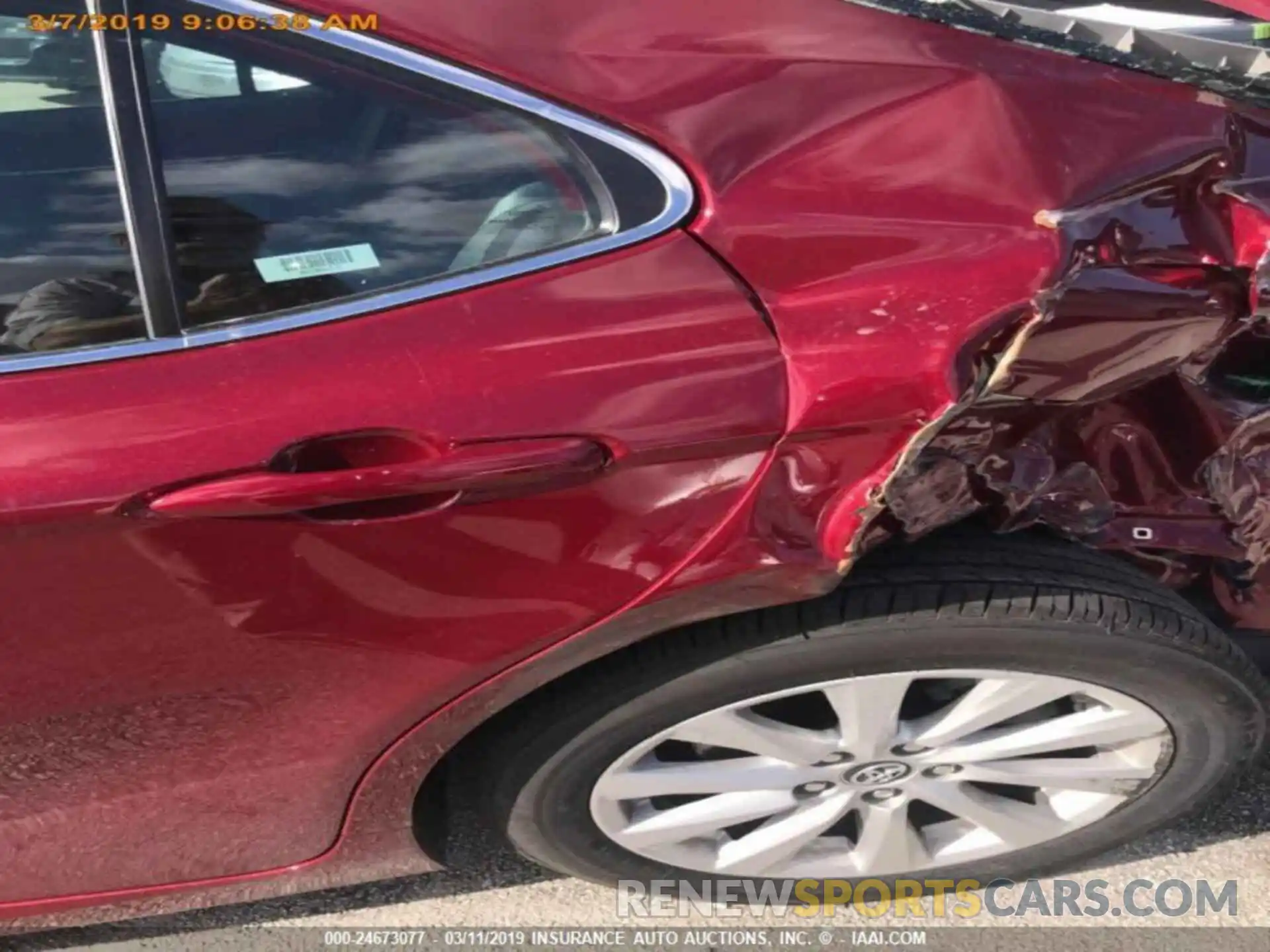 12 Photograph of a damaged car 4T1B11HK0KU720018 TOYOTA CAMRY 2019