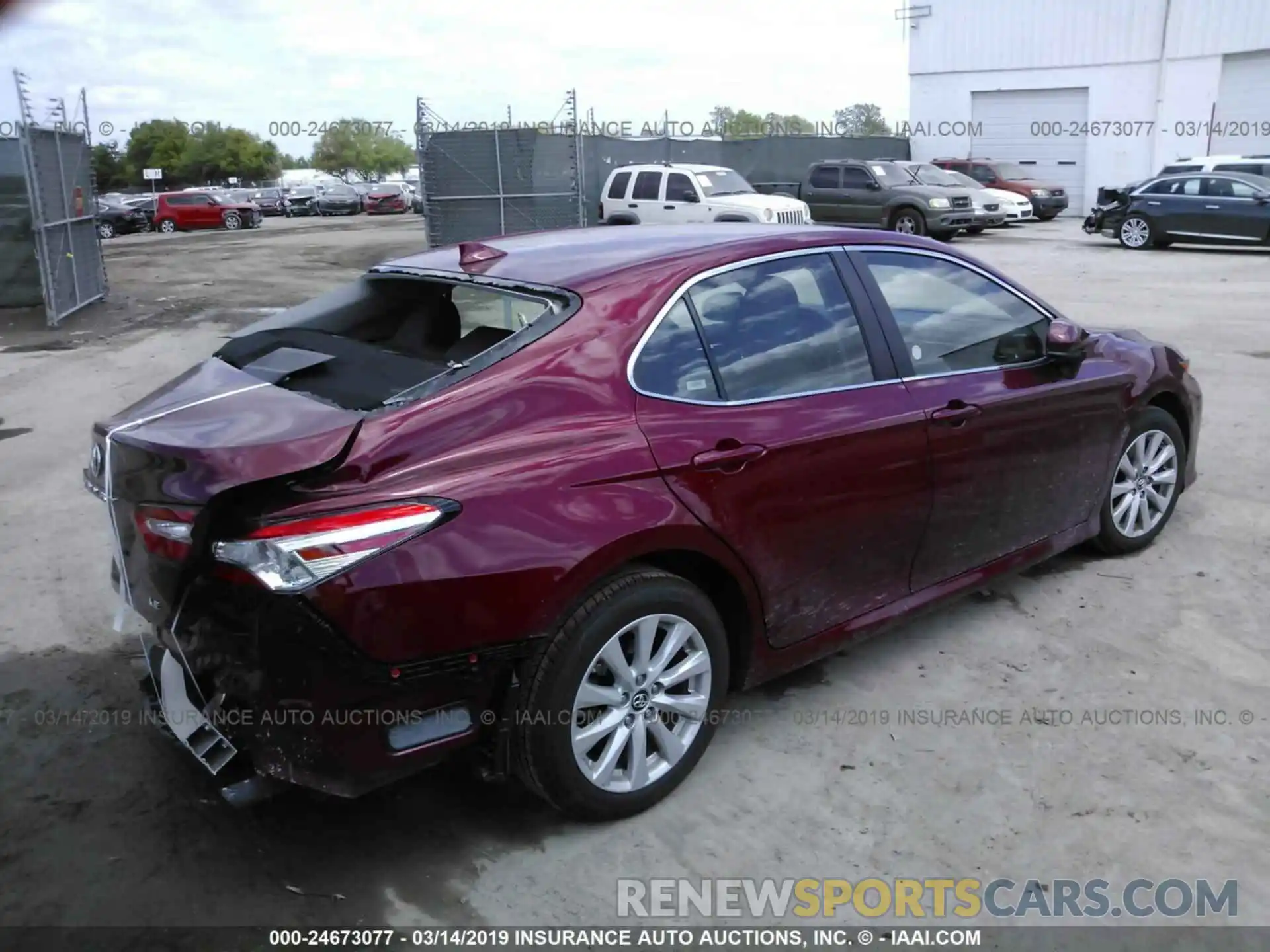 4 Photograph of a damaged car 4T1B11HK0KU720018 TOYOTA CAMRY 2019