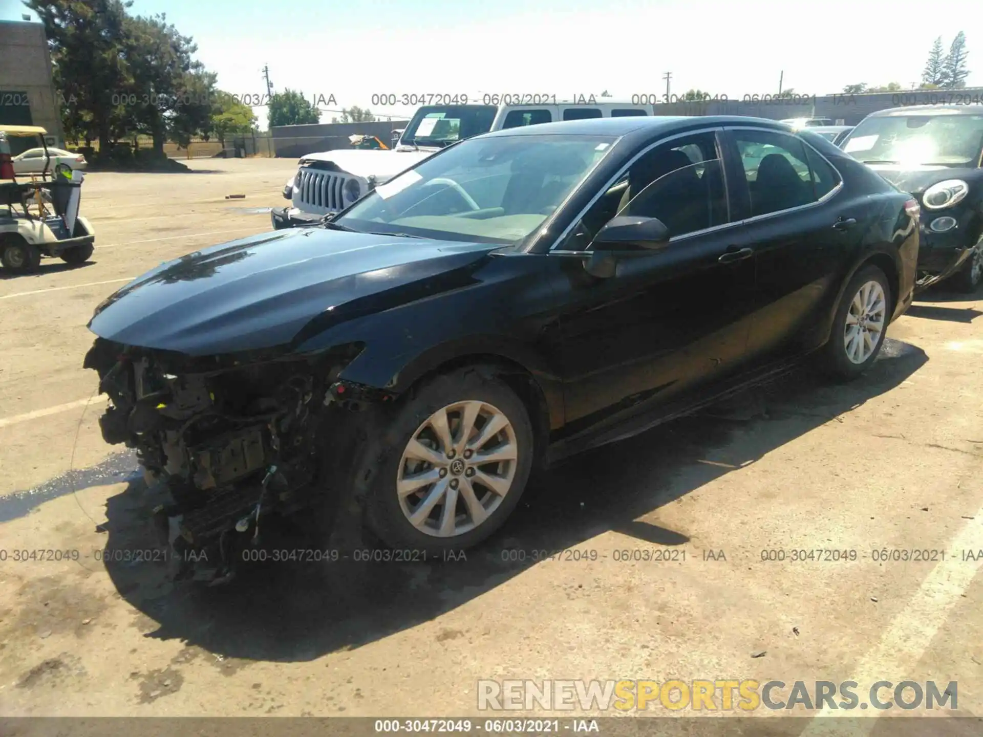 2 Photograph of a damaged car 4T1B11HK0KU721072 TOYOTA CAMRY 2019