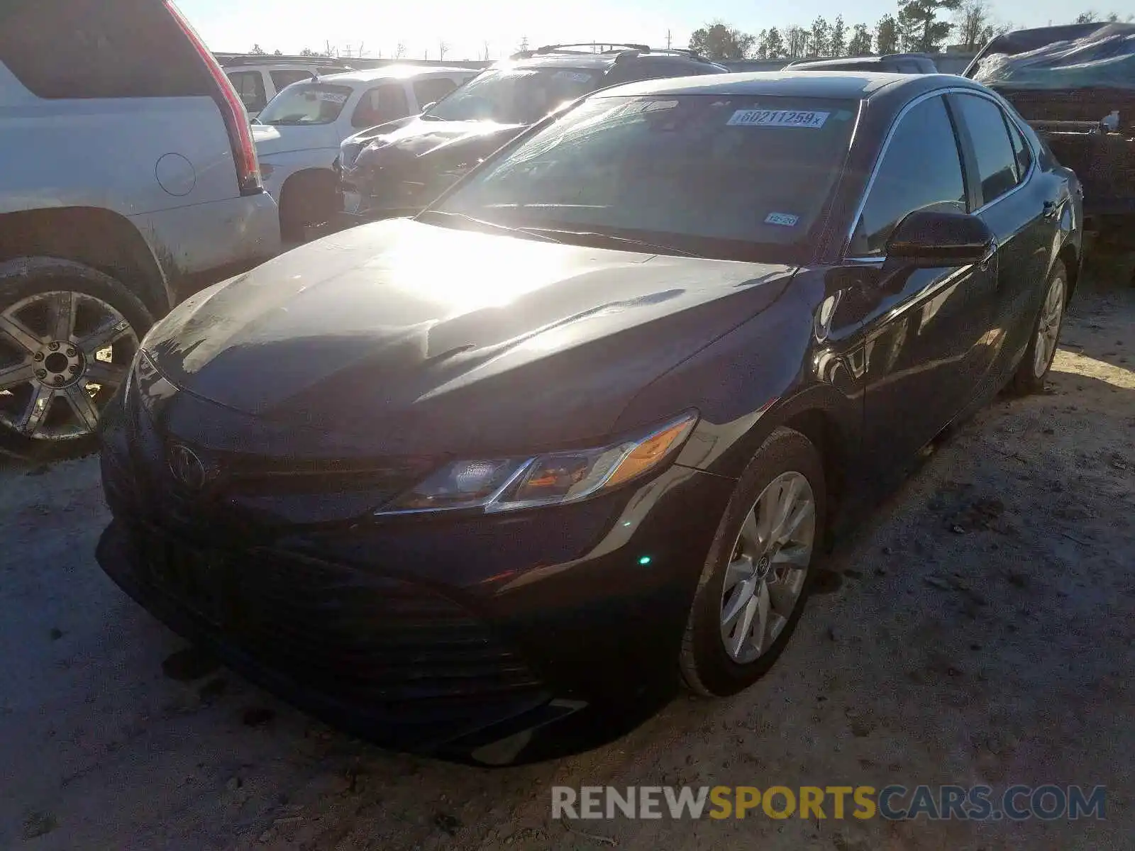 2 Photograph of a damaged car 4T1B11HK0KU722657 TOYOTA CAMRY 2019