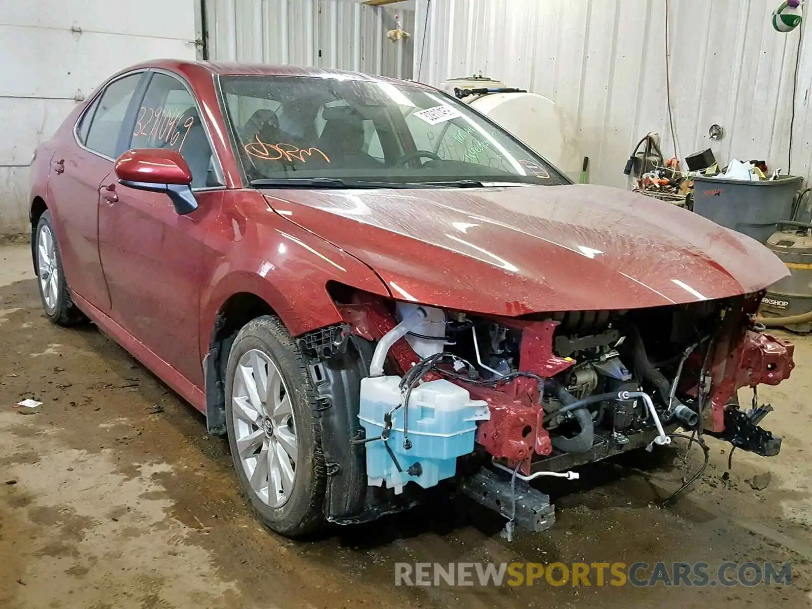 1 Photograph of a damaged car 4T1B11HK0KU726627 TOYOTA CAMRY 2019