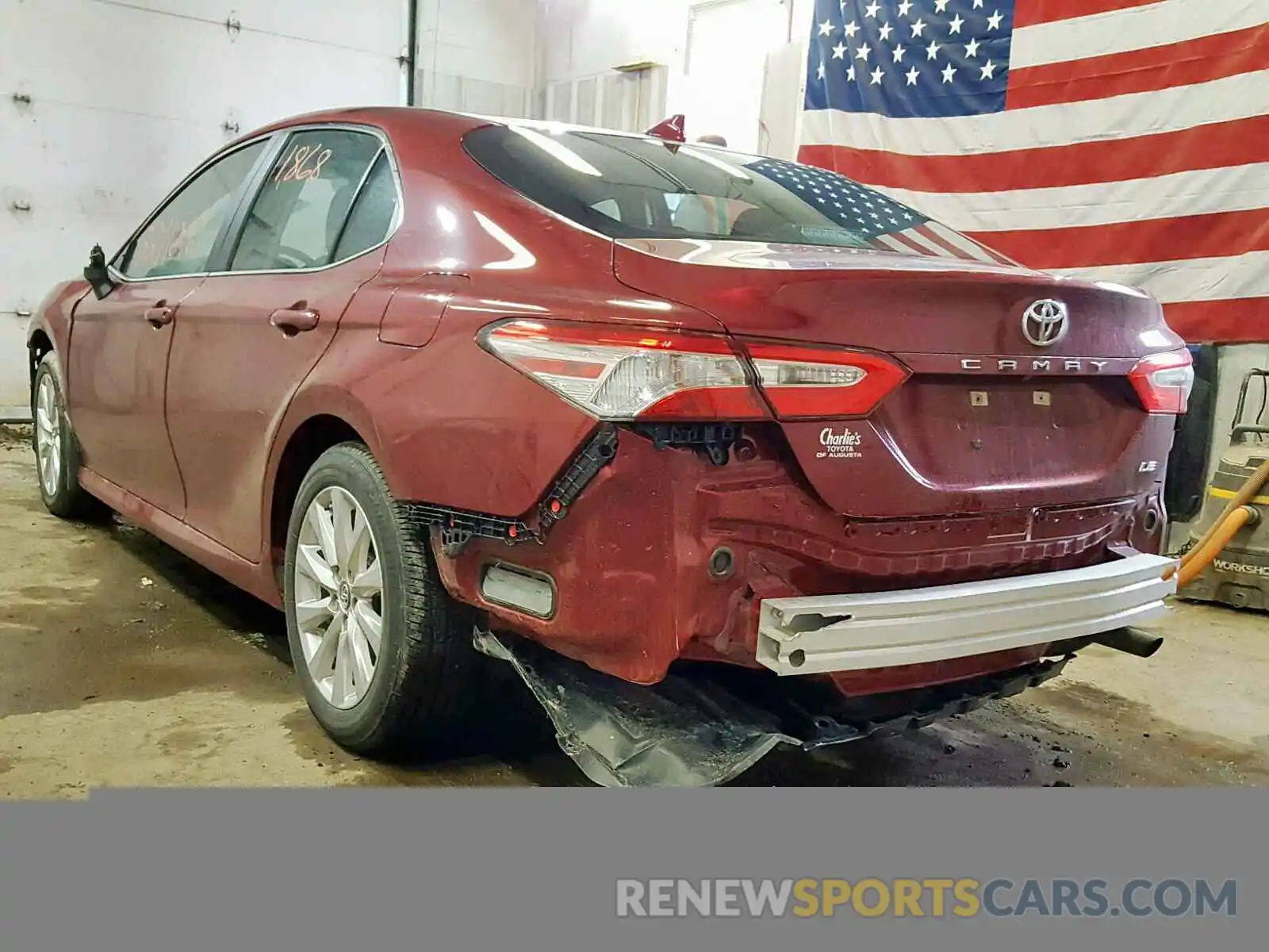 3 Photograph of a damaged car 4T1B11HK0KU726627 TOYOTA CAMRY 2019