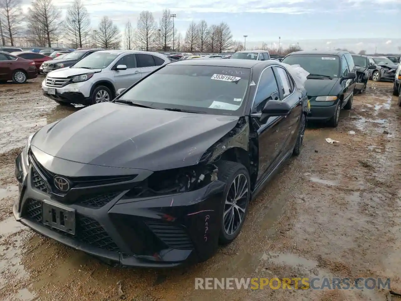 2 Photograph of a damaged car 4T1B11HK0KU727776 TOYOTA CAMRY 2019