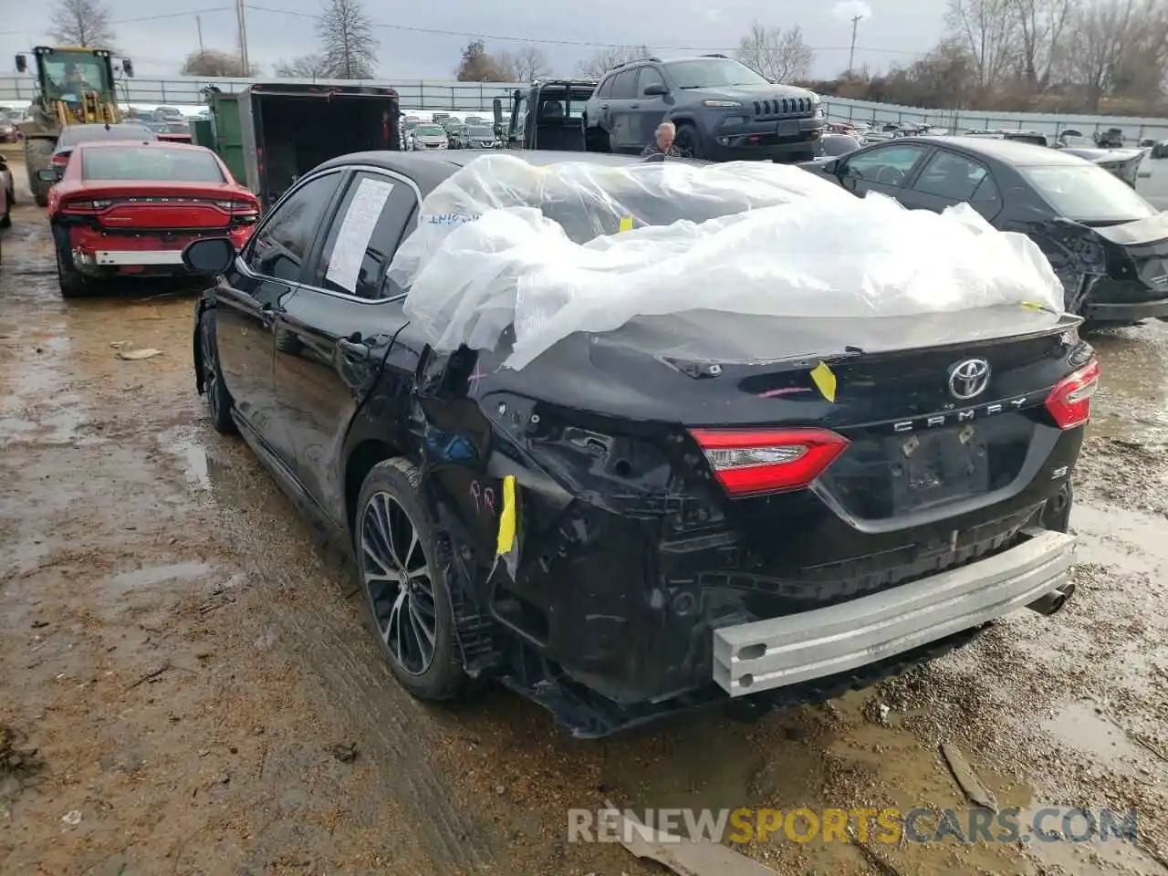 3 Photograph of a damaged car 4T1B11HK0KU727776 TOYOTA CAMRY 2019