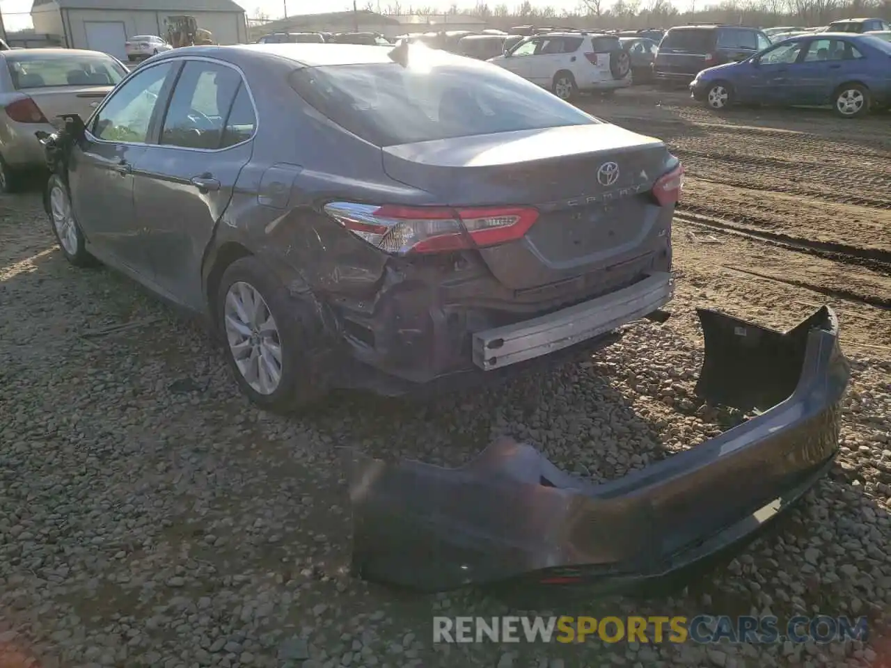 3 Photograph of a damaged car 4T1B11HK0KU729799 TOYOTA CAMRY 2019