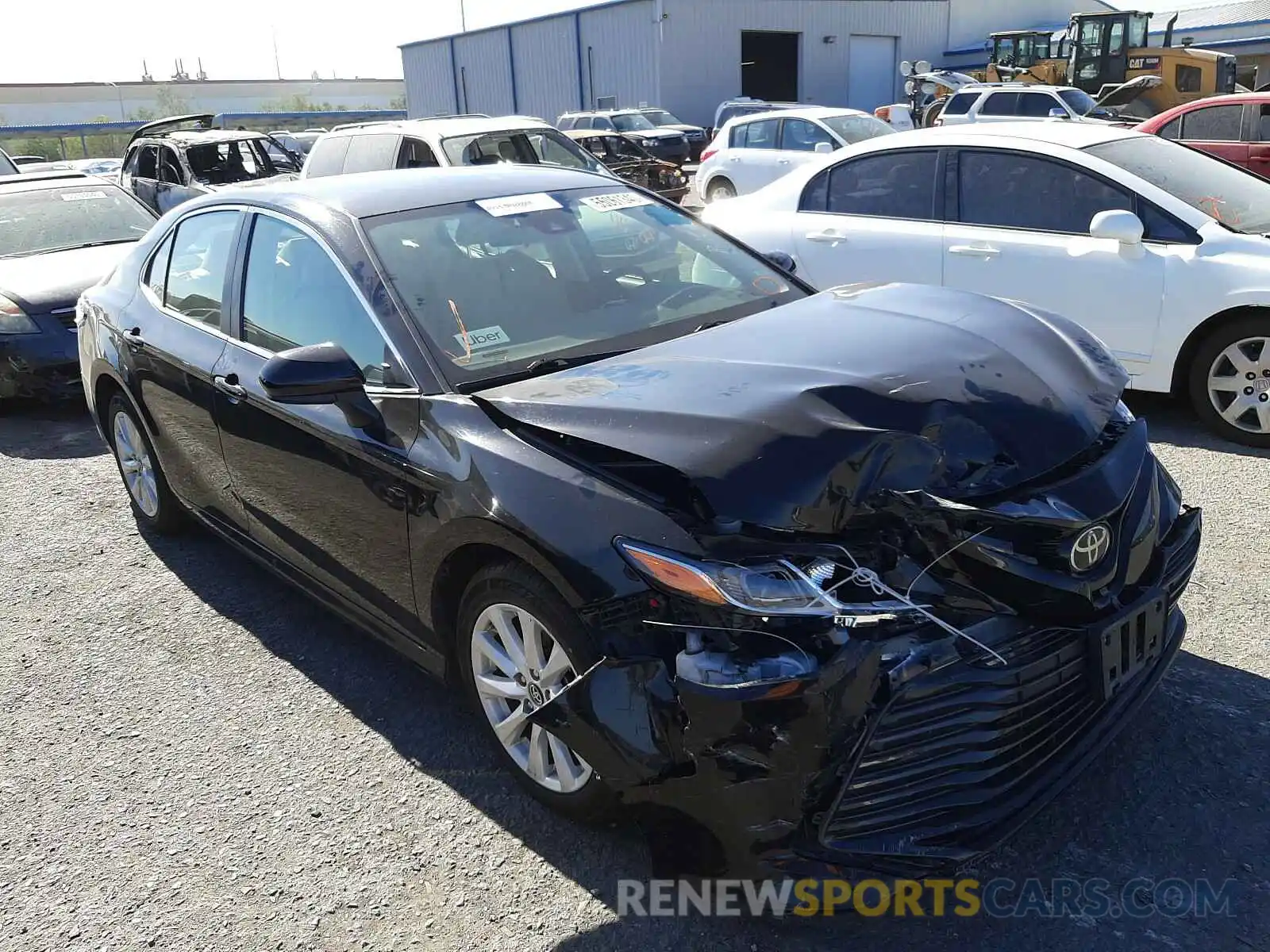 1 Photograph of a damaged car 4T1B11HK0KU730113 TOYOTA CAMRY 2019