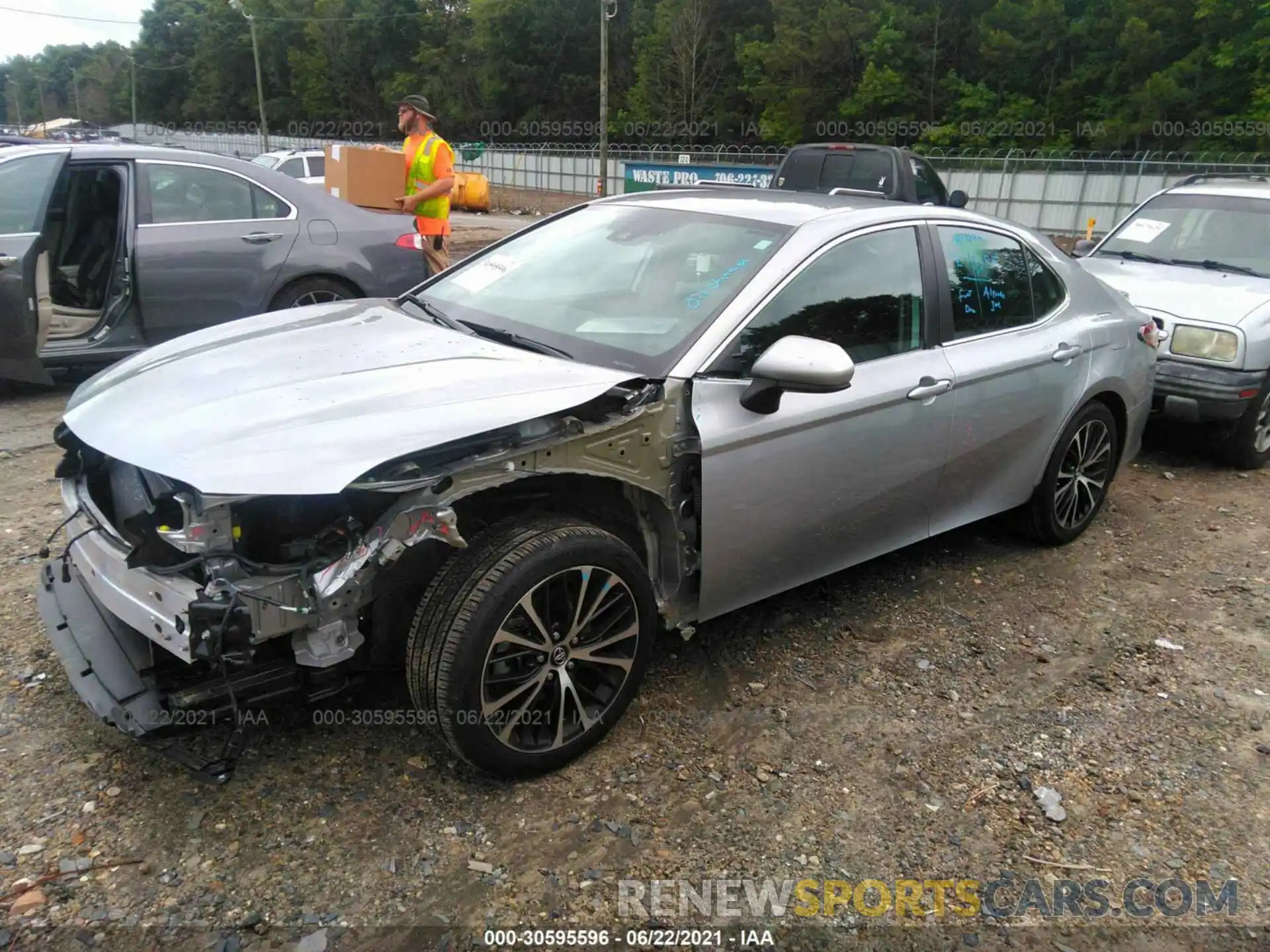 2 Photograph of a damaged car 4T1B11HK0KU730158 TOYOTA CAMRY 2019