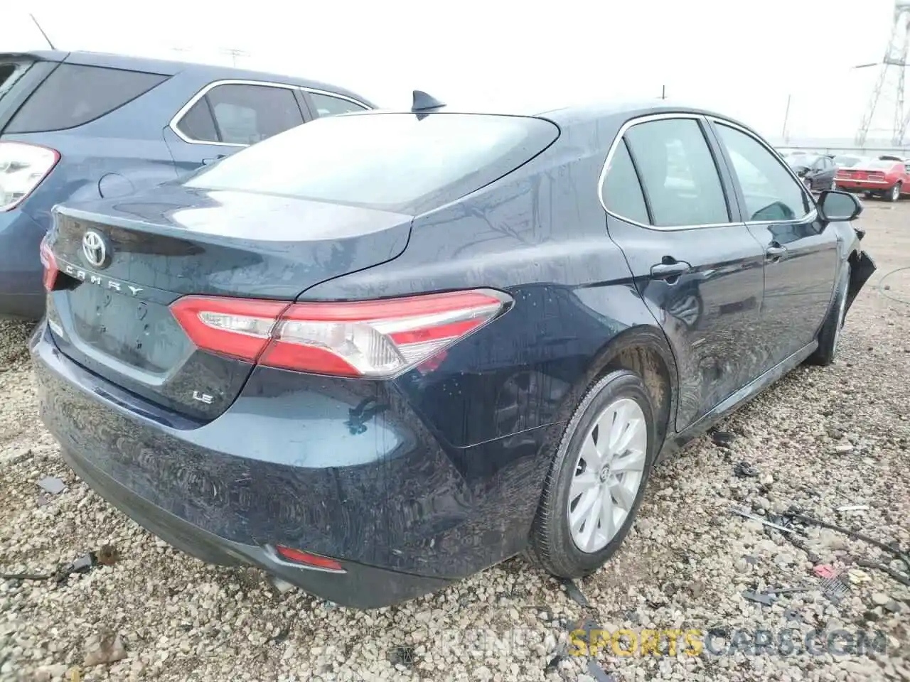 4 Фотография поврежденного автомобиля 4T1B11HK0KU731357 TOYOTA CAMRY 2019