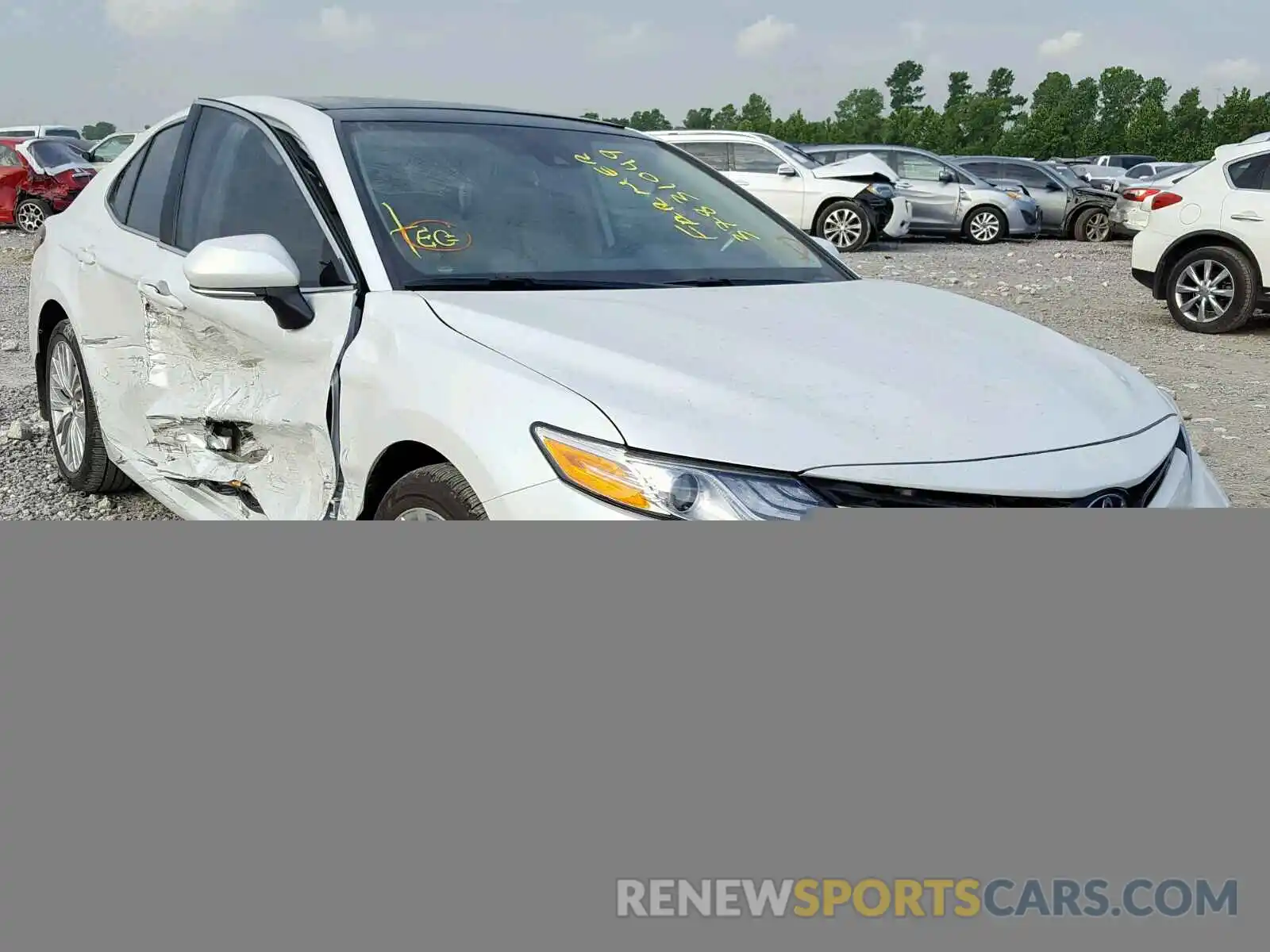 1 Photograph of a damaged car 4T1B11HK0KU733920 TOYOTA CAMRY 2019