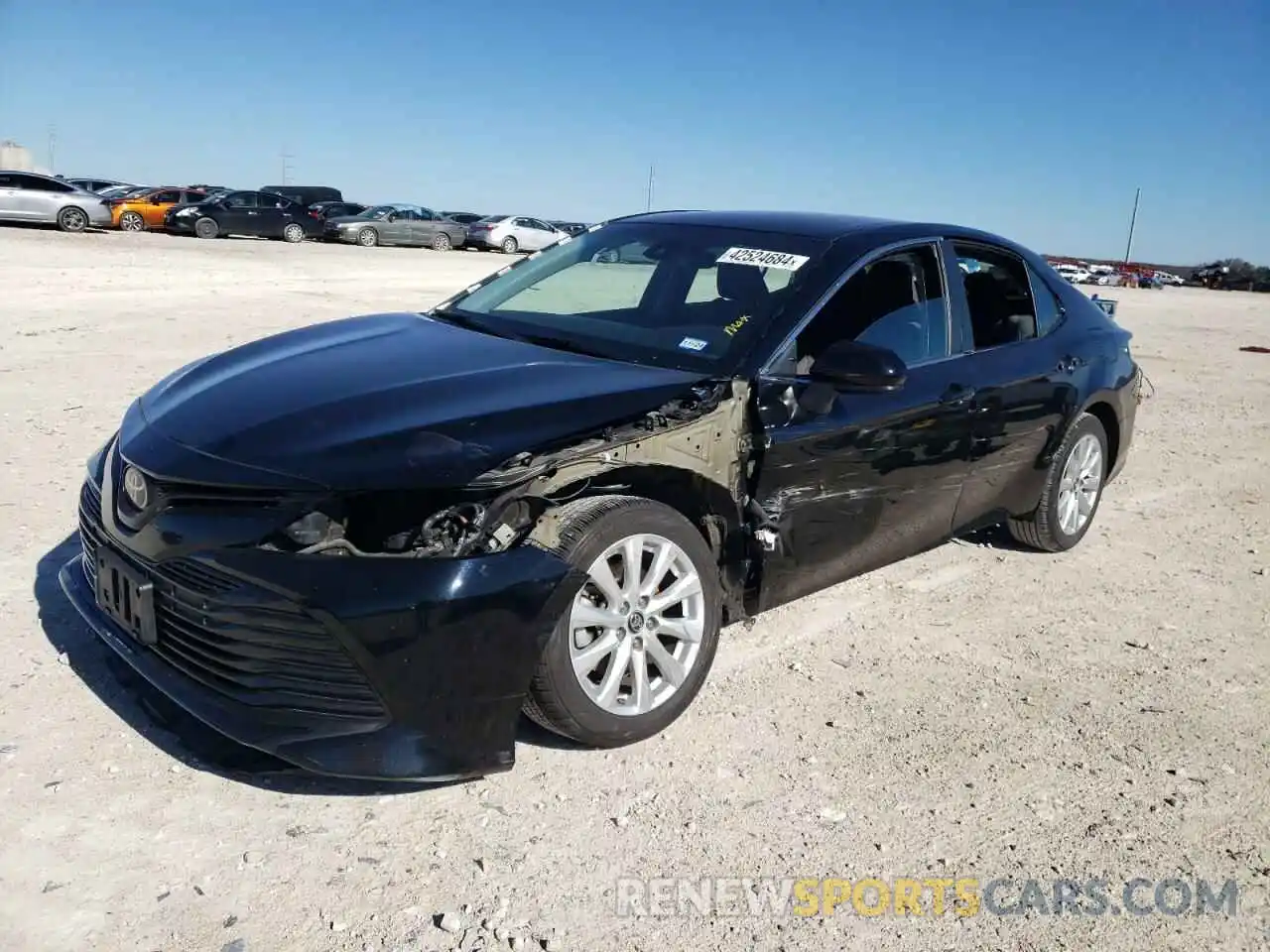 1 Photograph of a damaged car 4T1B11HK0KU735344 TOYOTA CAMRY 2019