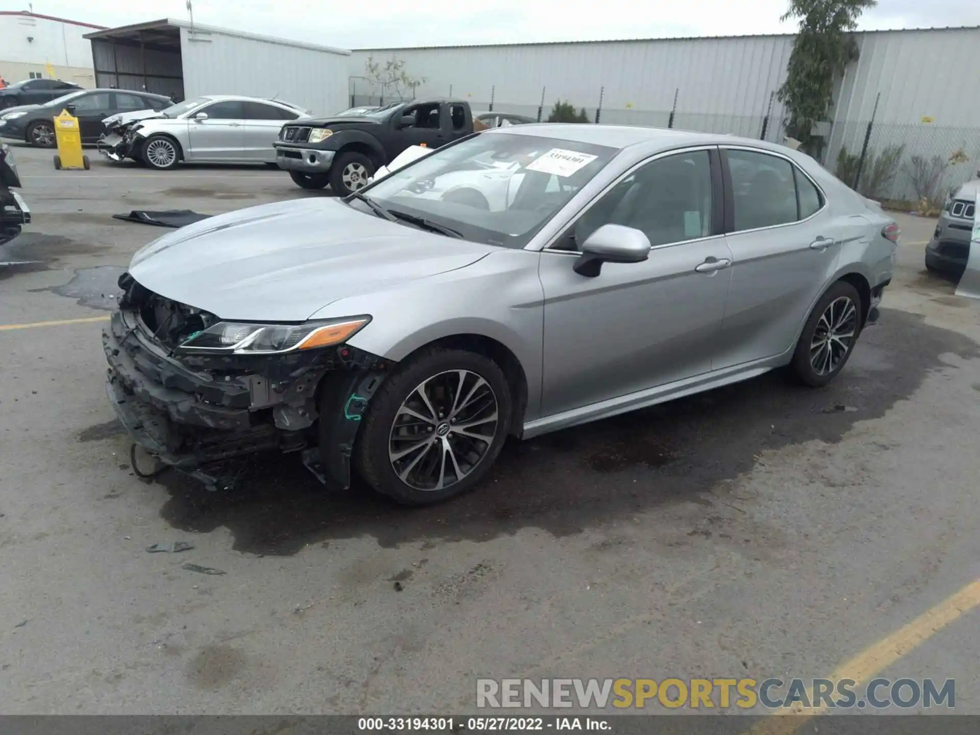 2 Photograph of a damaged car 4T1B11HK0KU741337 TOYOTA CAMRY 2019