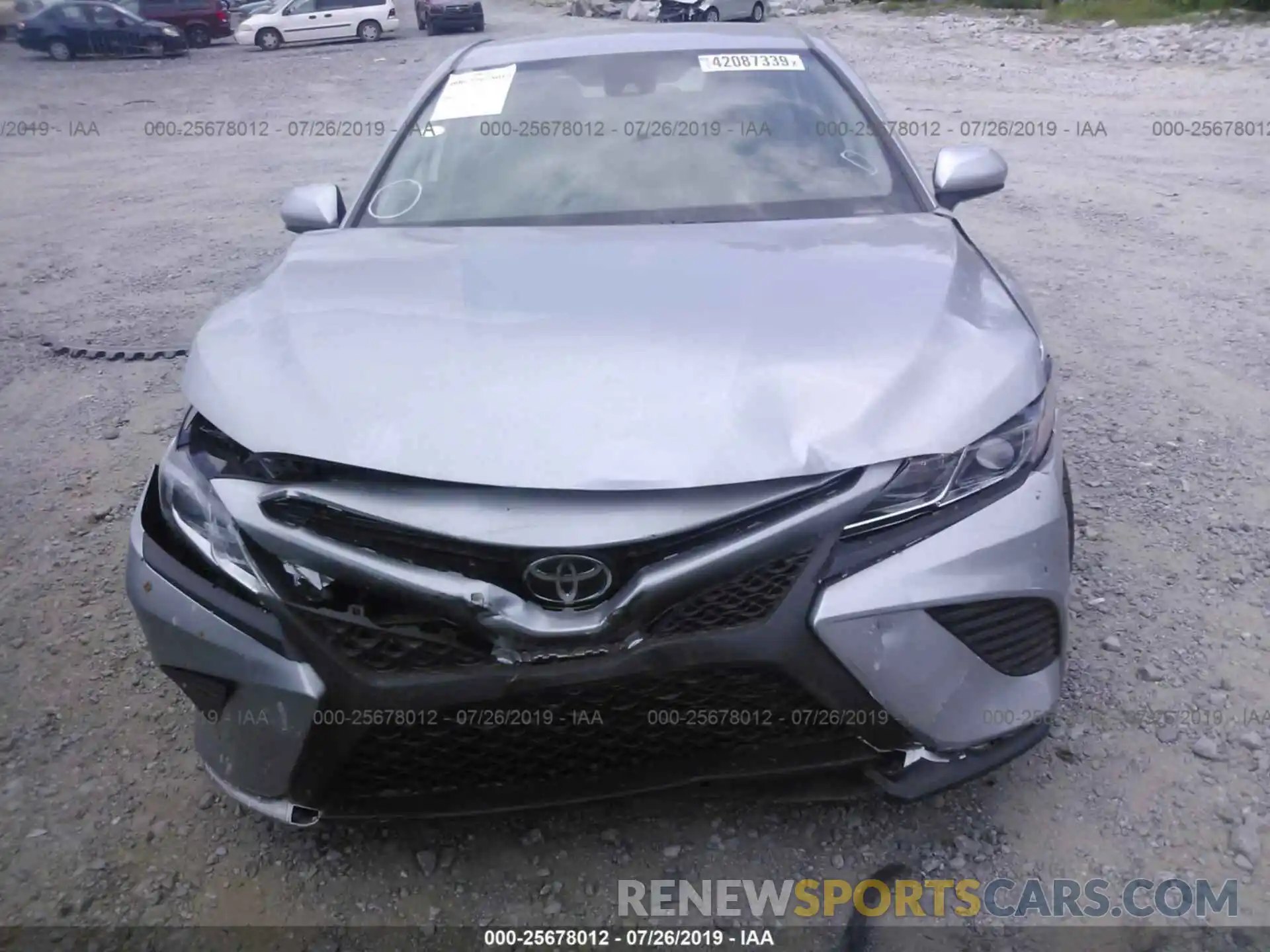 6 Photograph of a damaged car 4T1B11HK0KU741418 TOYOTA CAMRY 2019