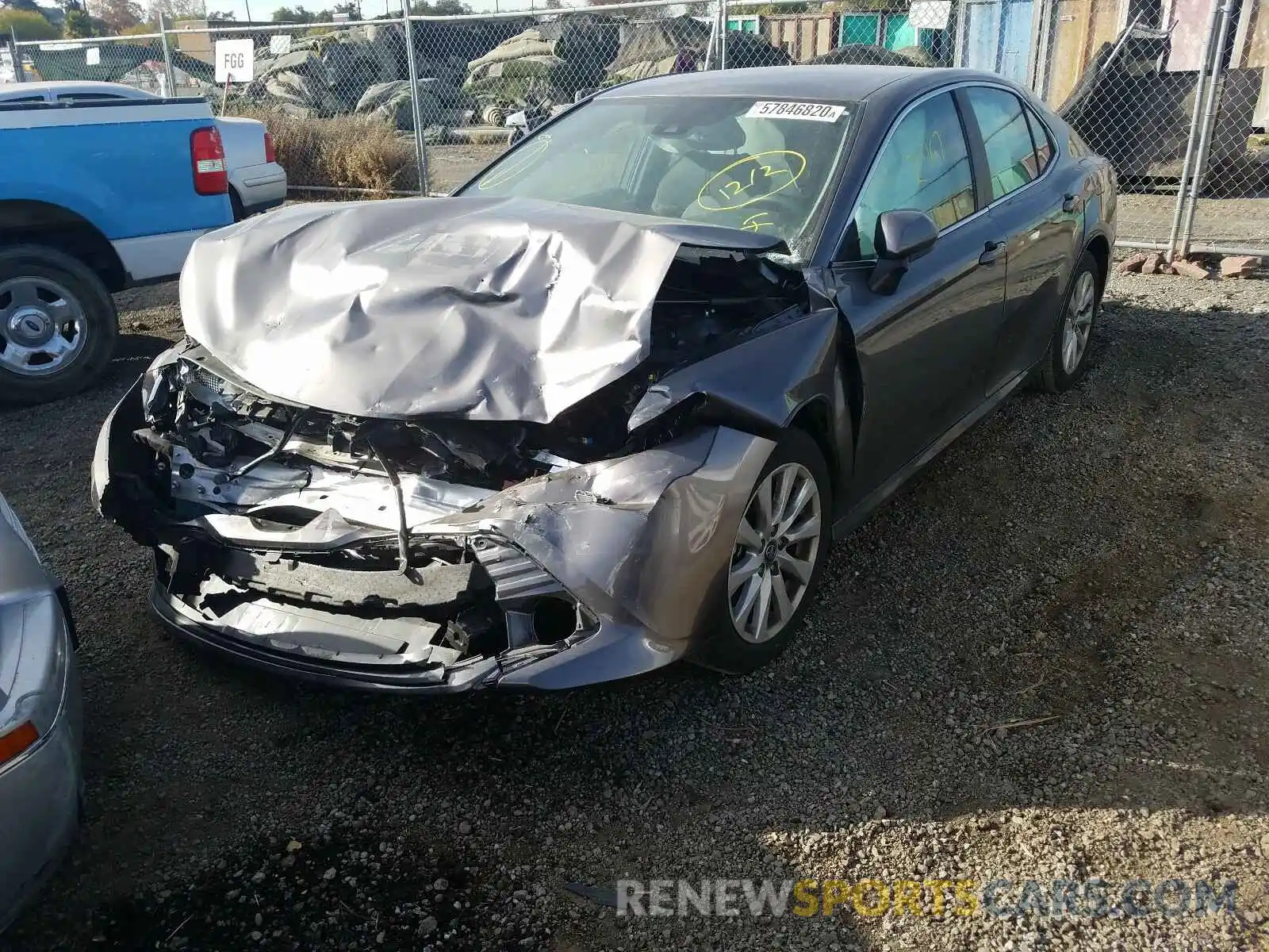 2 Photograph of a damaged car 4T1B11HK0KU744044 TOYOTA CAMRY 2019