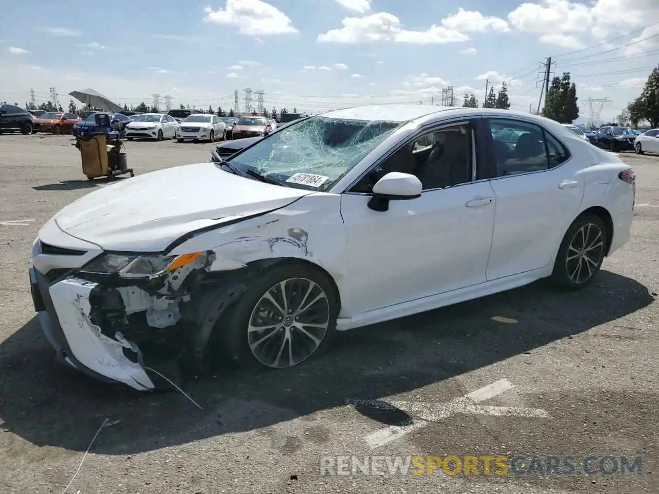 1 Photograph of a damaged car 4T1B11HK0KU745730 TOYOTA CAMRY 2019