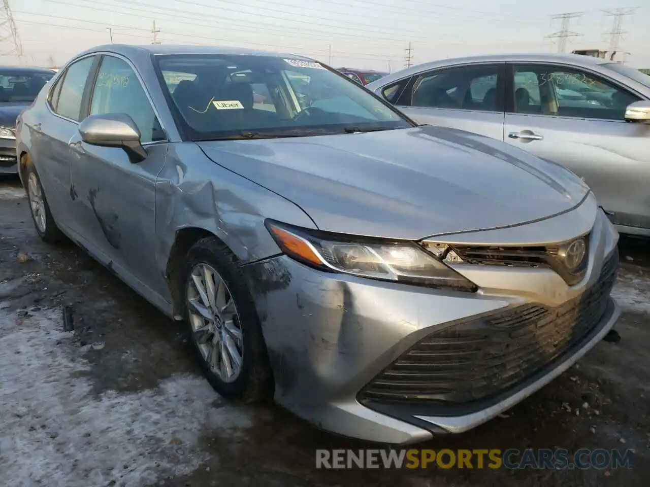 1 Photograph of a damaged car 4T1B11HK0KU745968 TOYOTA CAMRY 2019