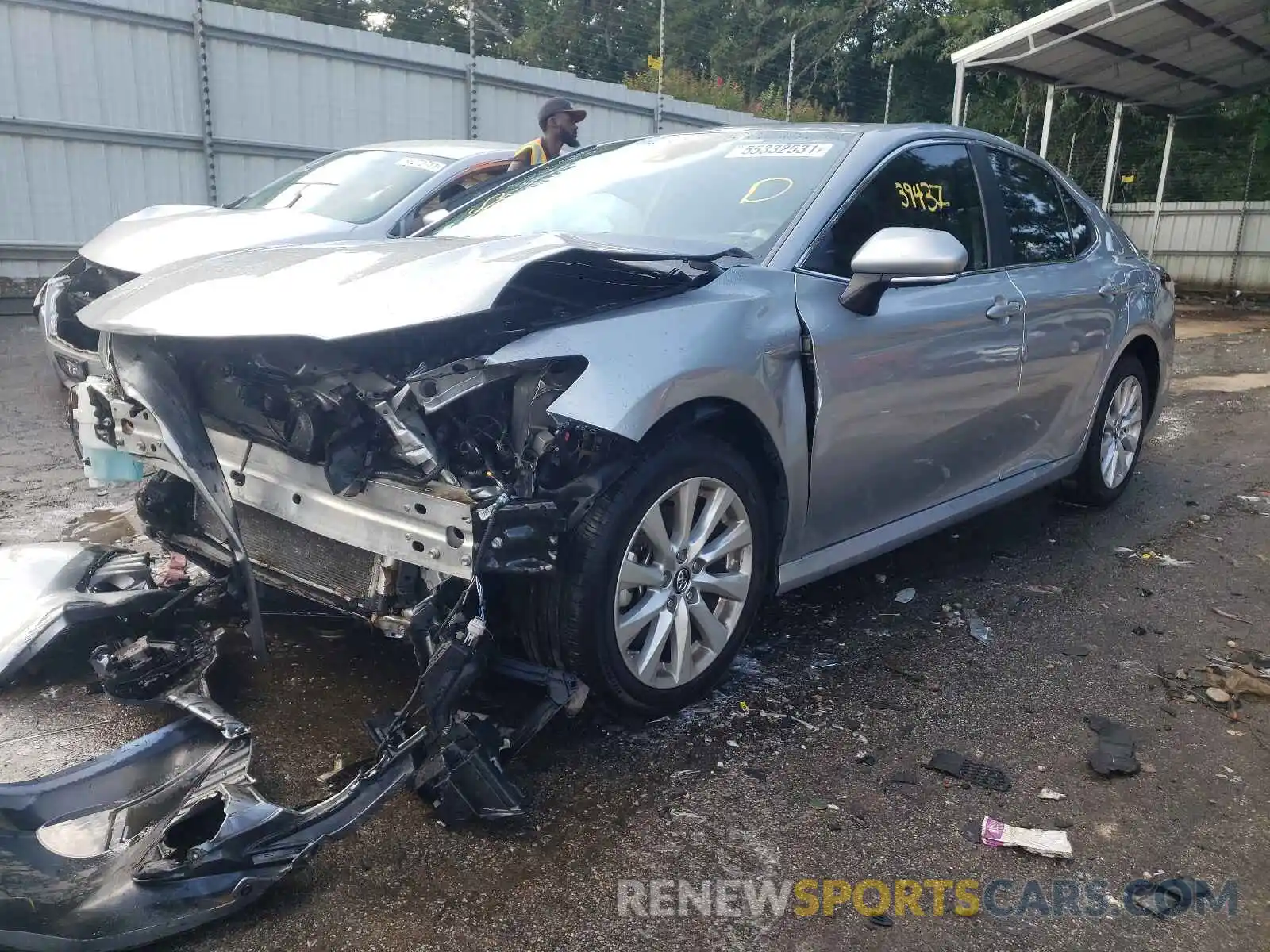 2 Photograph of a damaged car 4T1B11HK0KU751527 TOYOTA CAMRY 2019