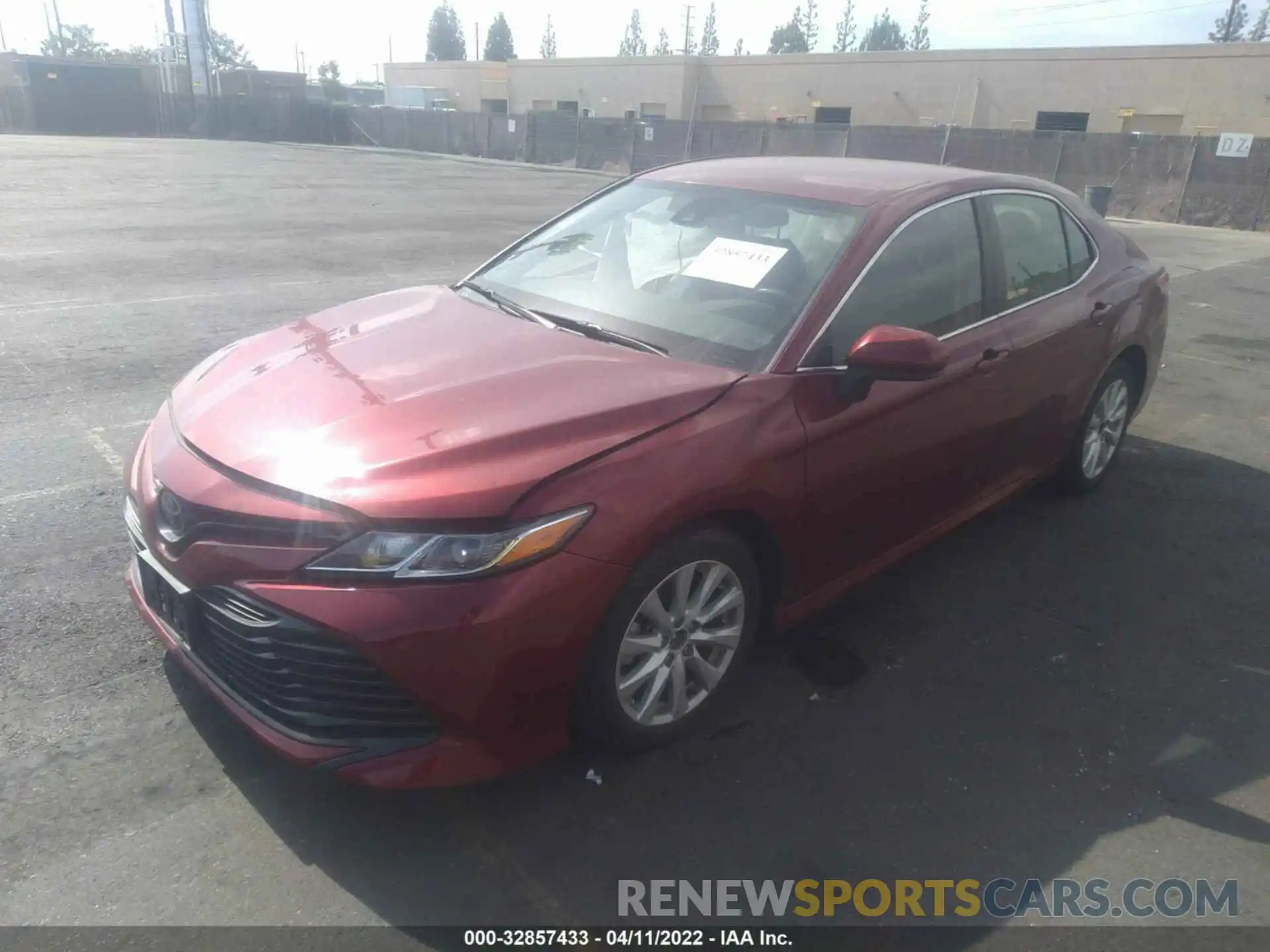 2 Photograph of a damaged car 4T1B11HK0KU753293 TOYOTA CAMRY 2019