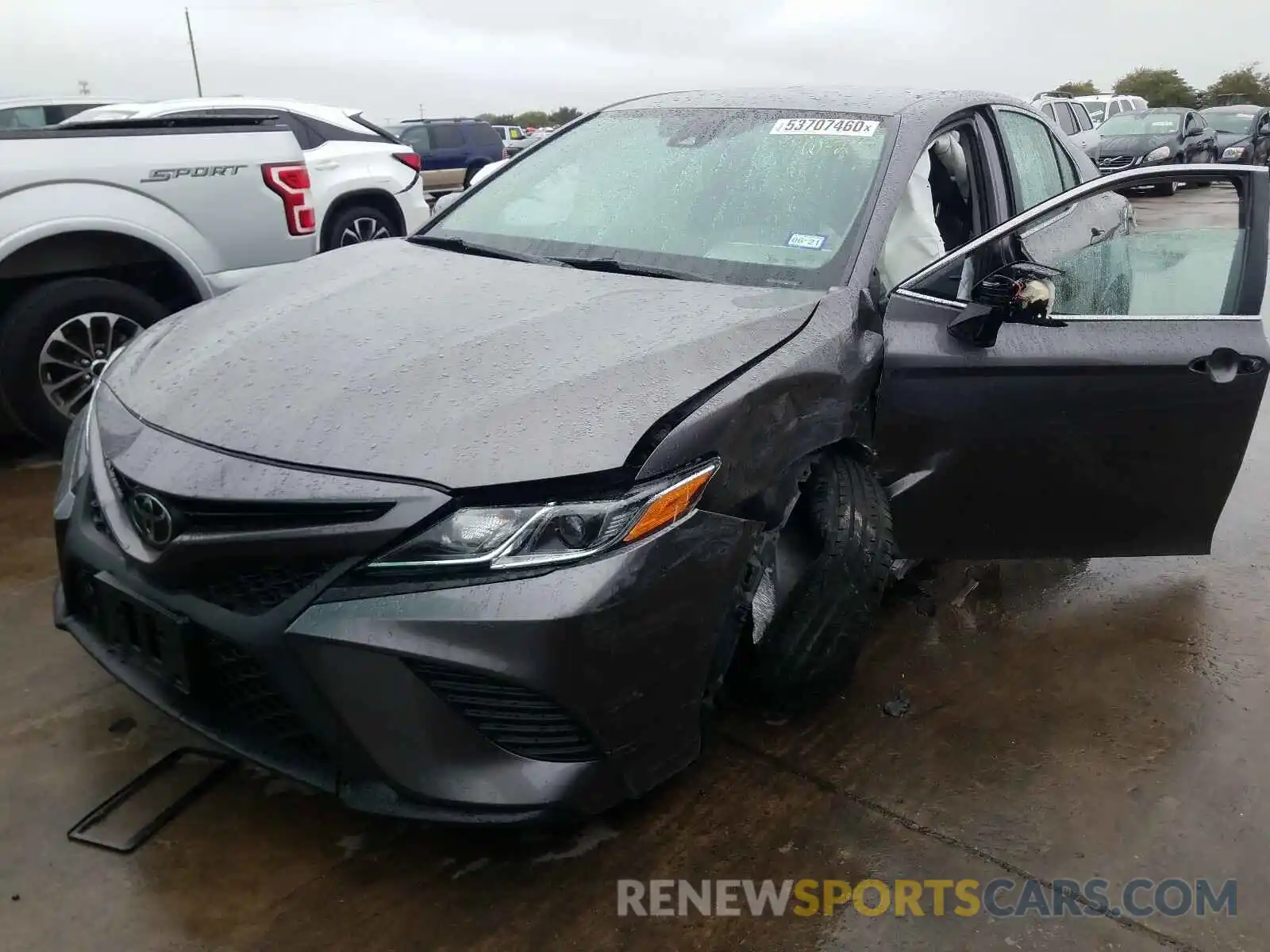 2 Photograph of a damaged car 4T1B11HK0KU753486 TOYOTA CAMRY 2019