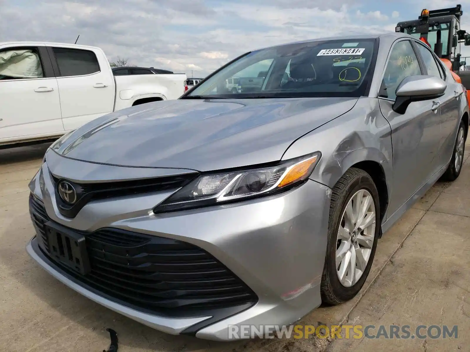 2 Photograph of a damaged car 4T1B11HK0KU753732 TOYOTA CAMRY 2019