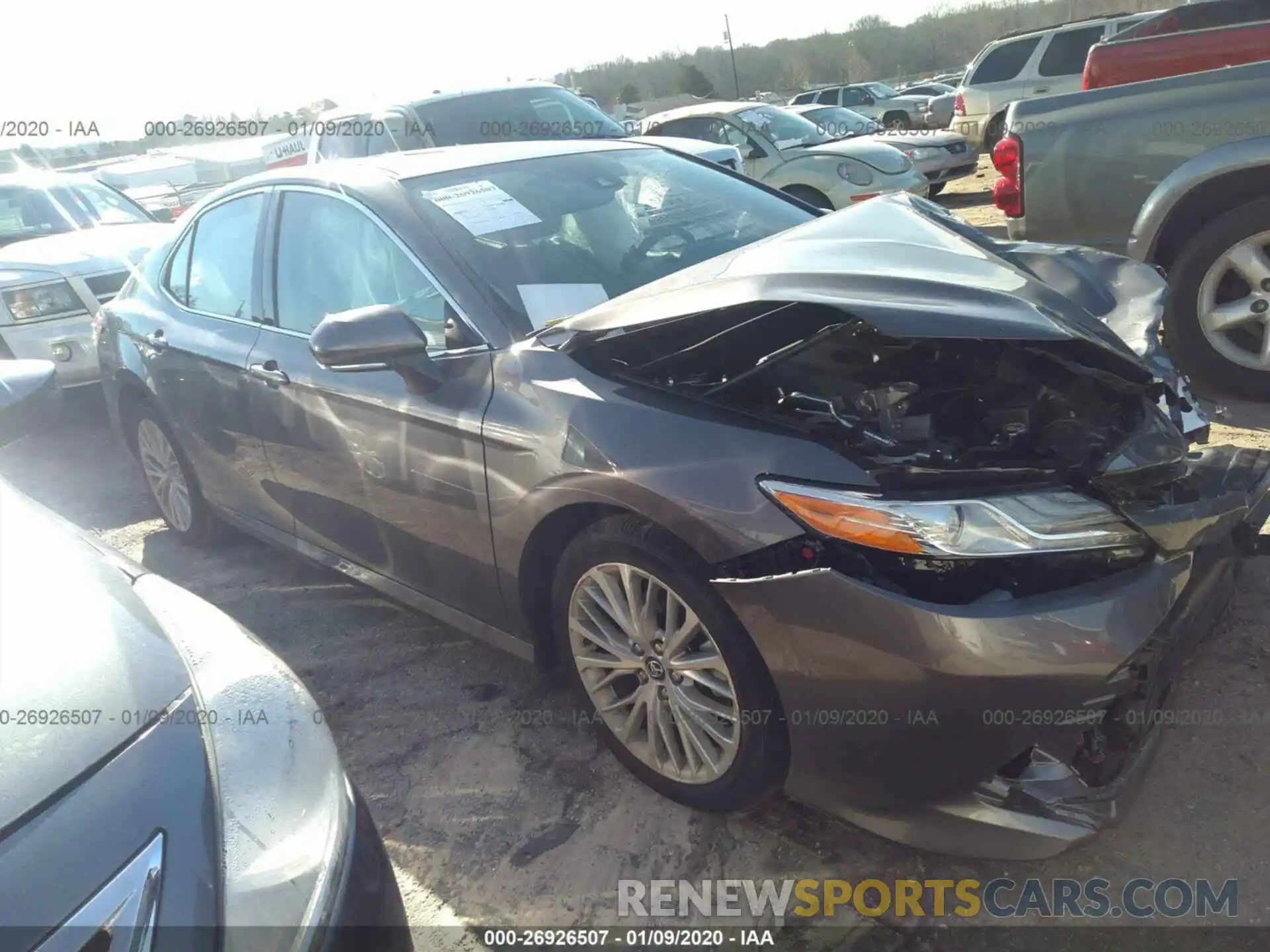 1 Photograph of a damaged car 4T1B11HK0KU756226 TOYOTA CAMRY 2019