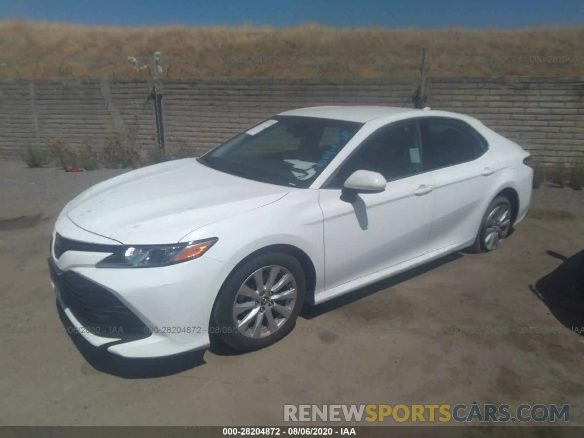 2 Photograph of a damaged car 4T1B11HK0KU757991 TOYOTA CAMRY 2019