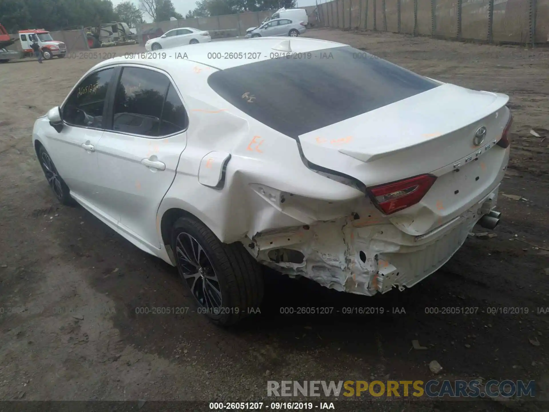 3 Photograph of a damaged car 4T1B11HK0KU761619 TOYOTA CAMRY 2019