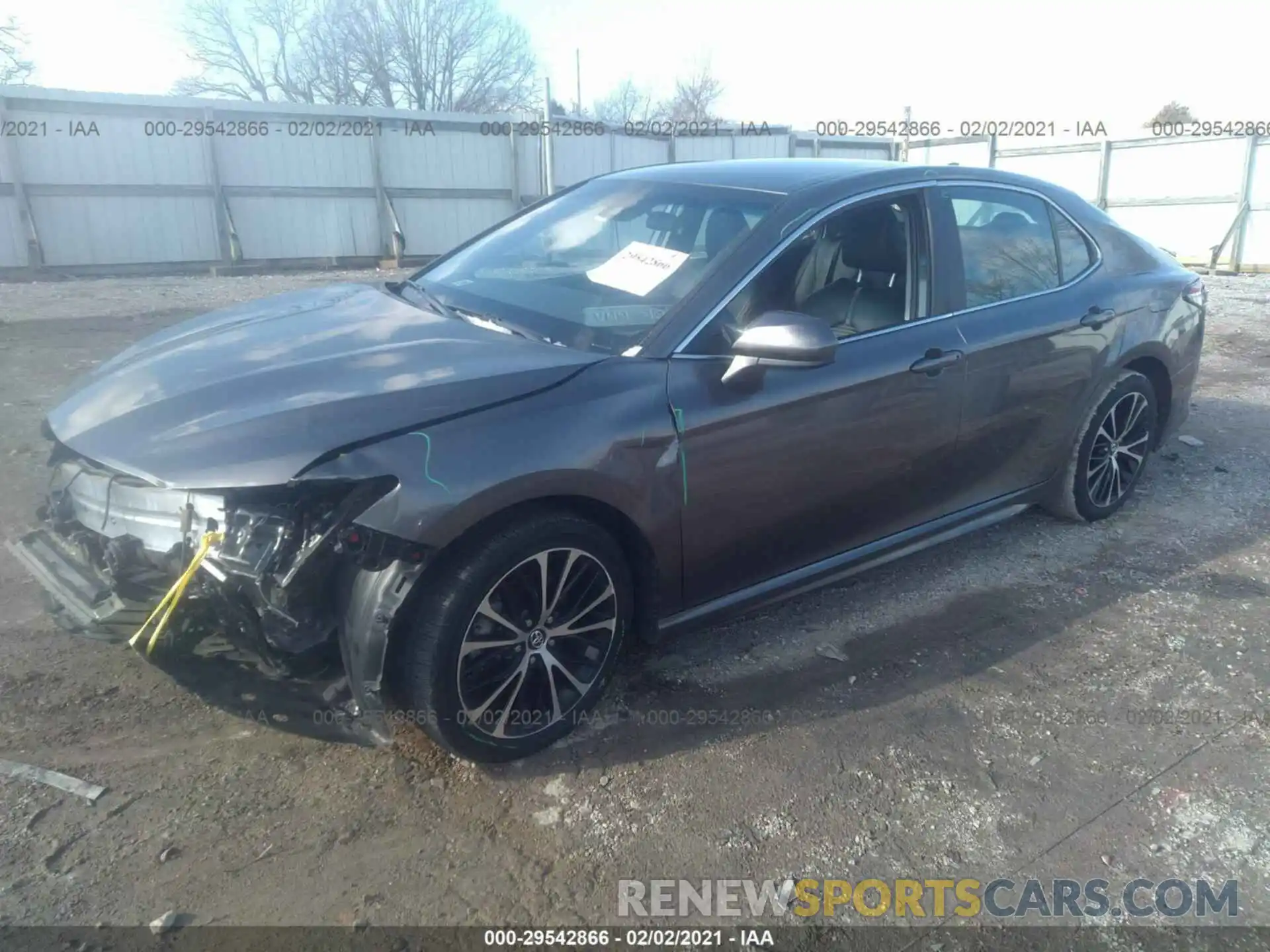 2 Photograph of a damaged car 4T1B11HK0KU763533 TOYOTA CAMRY 2019