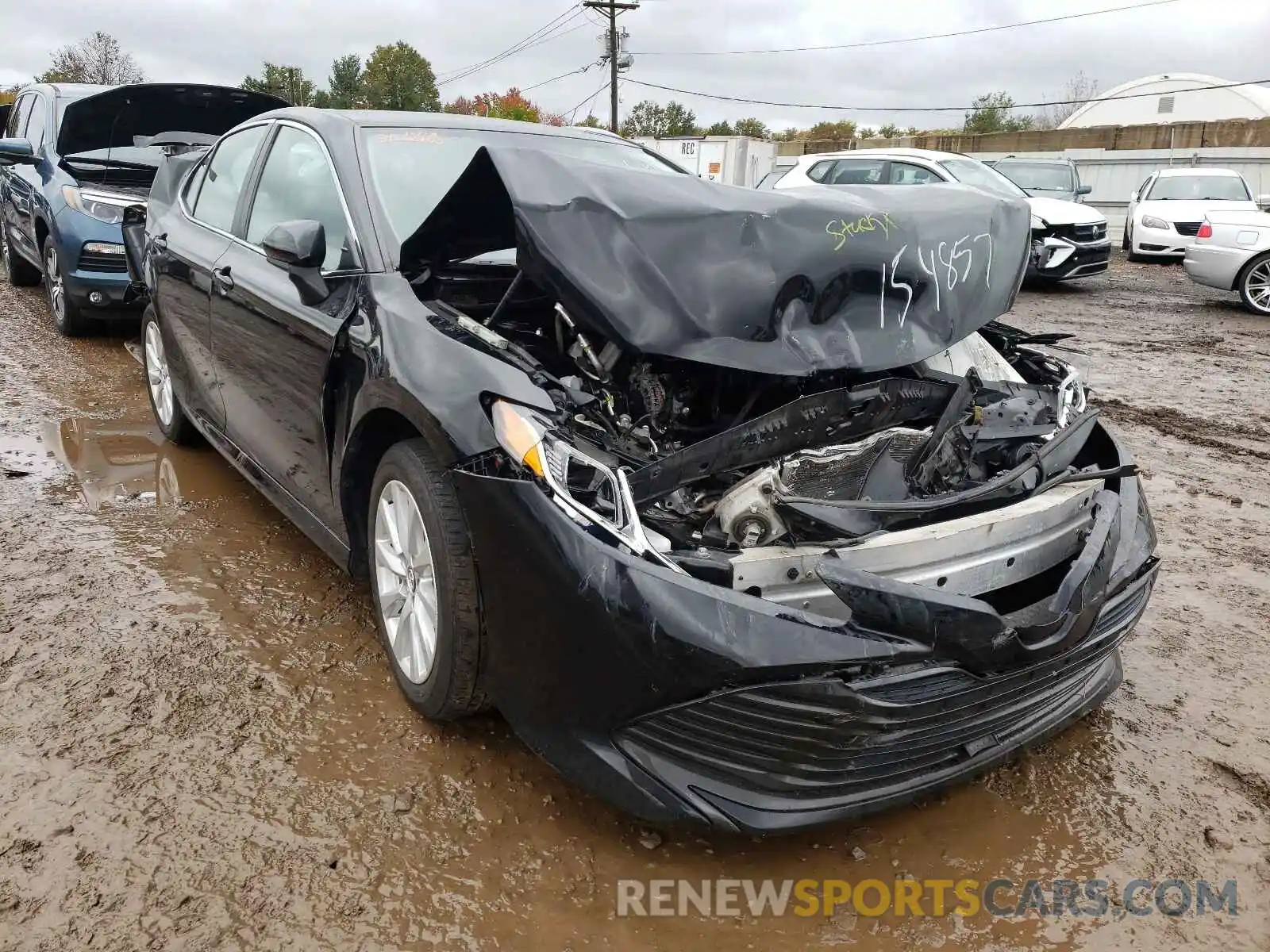 1 Photograph of a damaged car 4T1B11HK0KU767128 TOYOTA CAMRY 2019