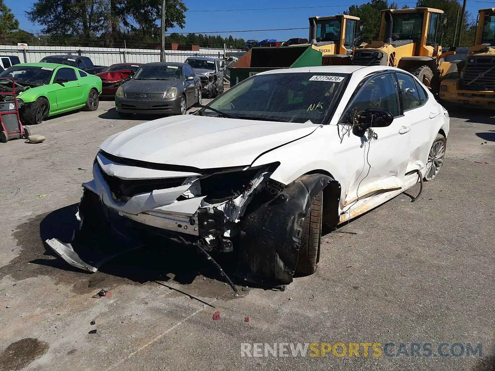 2 Photograph of a damaged car 4T1B11HK0KU768070 TOYOTA CAMRY 2019