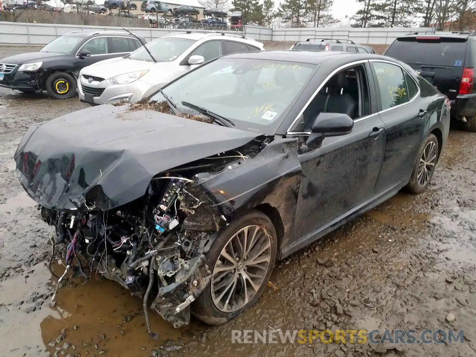 2 Photograph of a damaged car 4T1B11HK0KU770787 TOYOTA CAMRY 2019