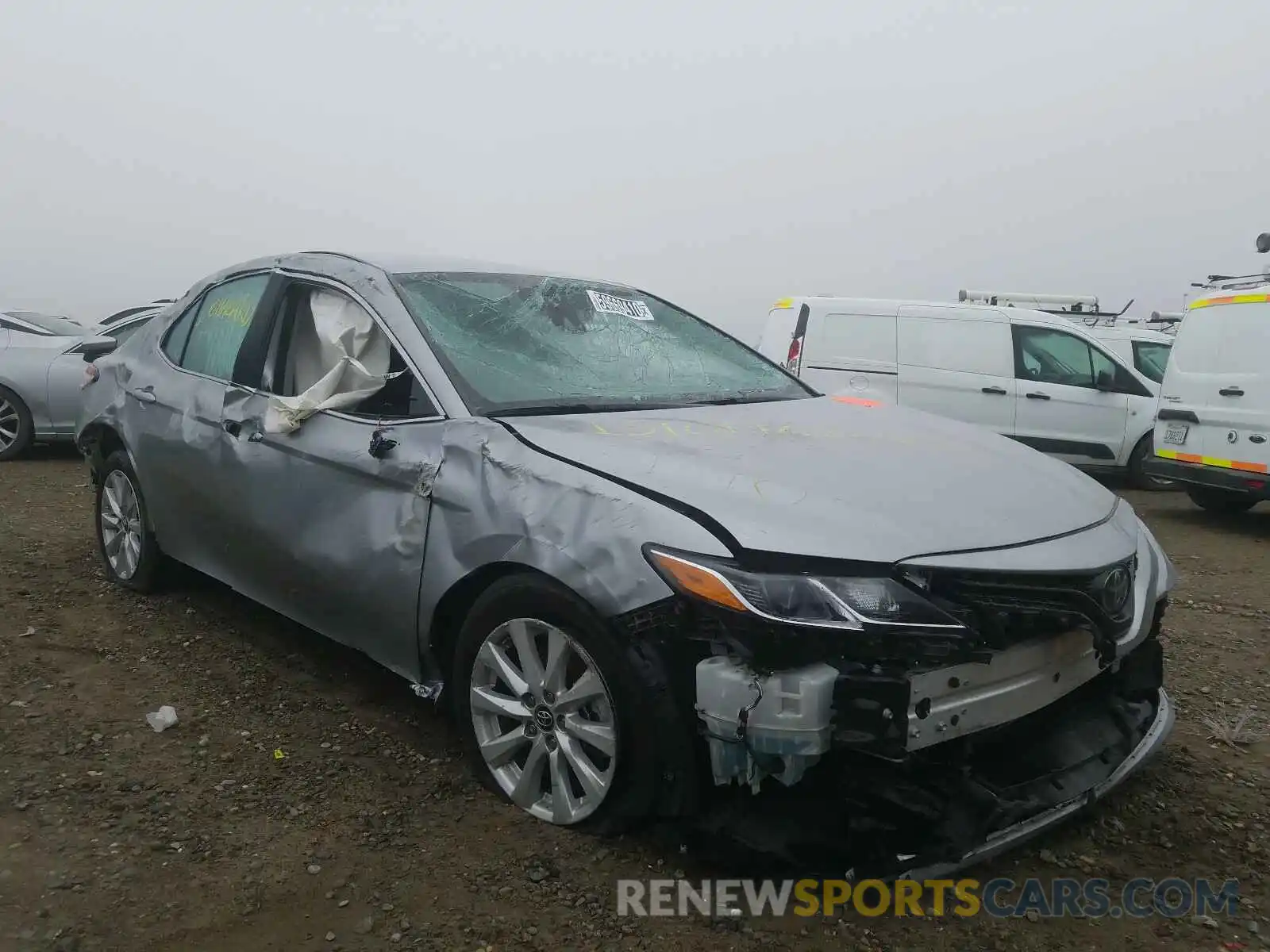 1 Photograph of a damaged car 4T1B11HK0KU771518 TOYOTA CAMRY 2019
