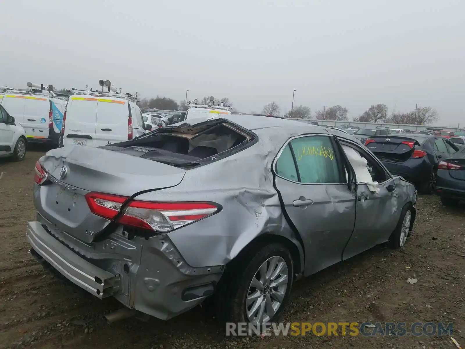 4 Photograph of a damaged car 4T1B11HK0KU771518 TOYOTA CAMRY 2019