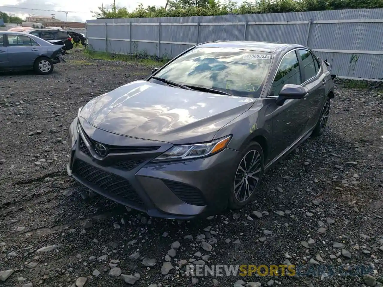 2 Photograph of a damaged car 4T1B11HK0KU771759 TOYOTA CAMRY 2019